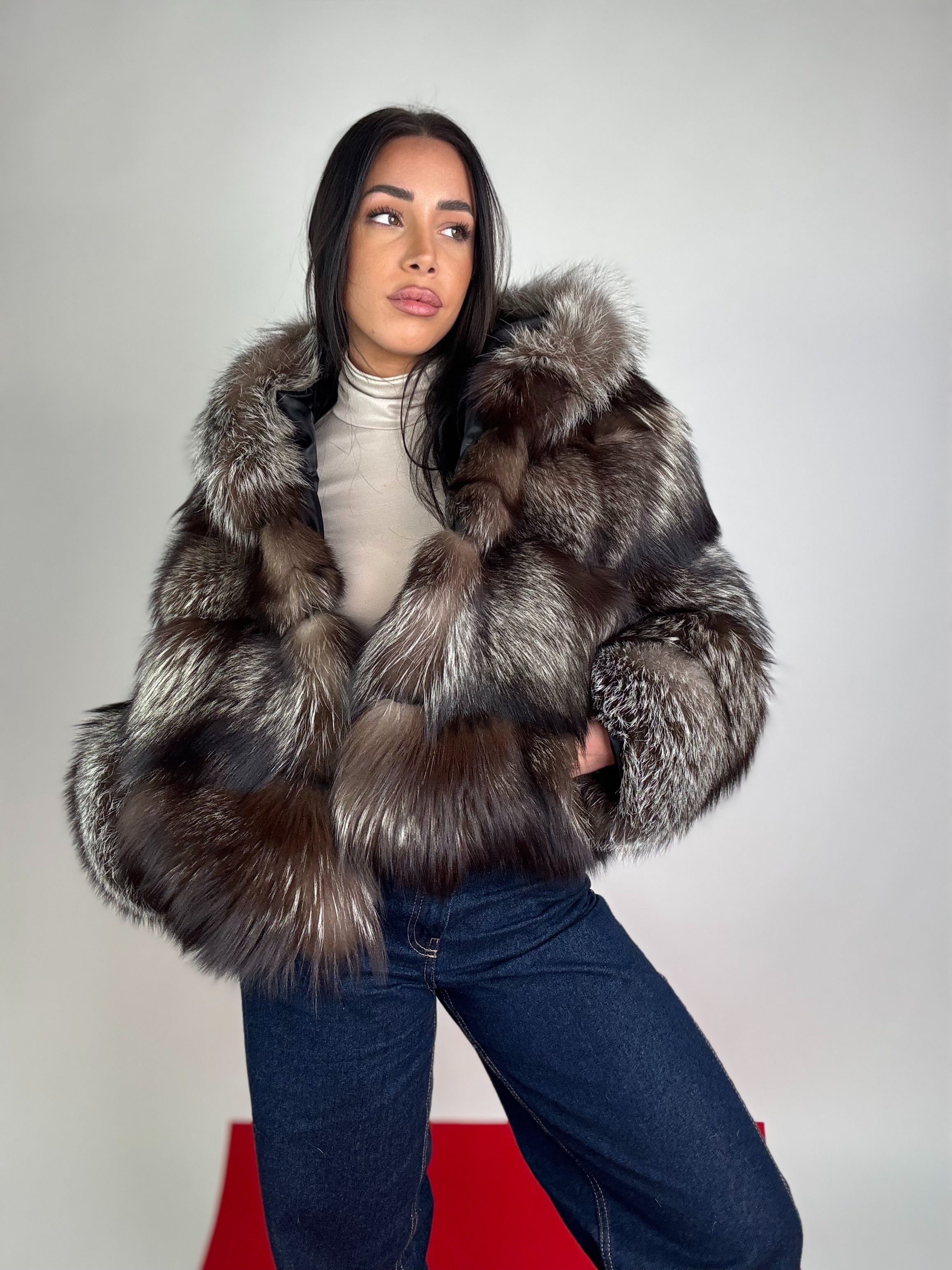Mink Bomber Jacket