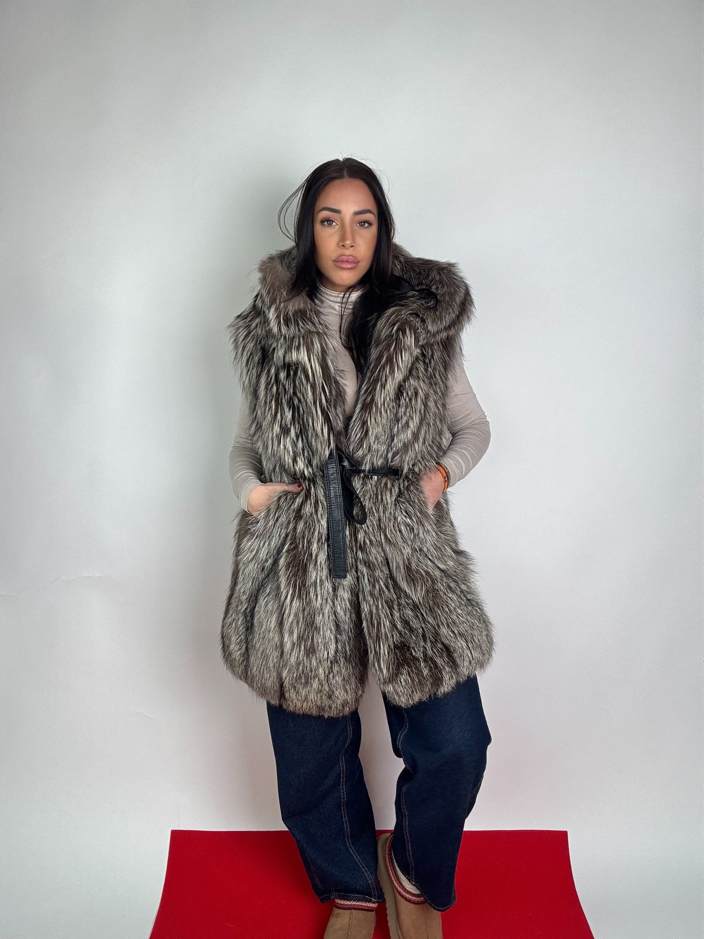 Mink Bomber Jacket