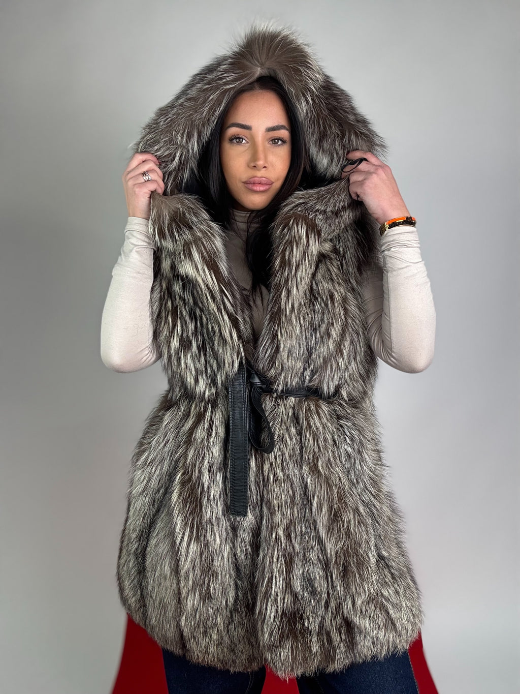 Mink Bomber Jacket