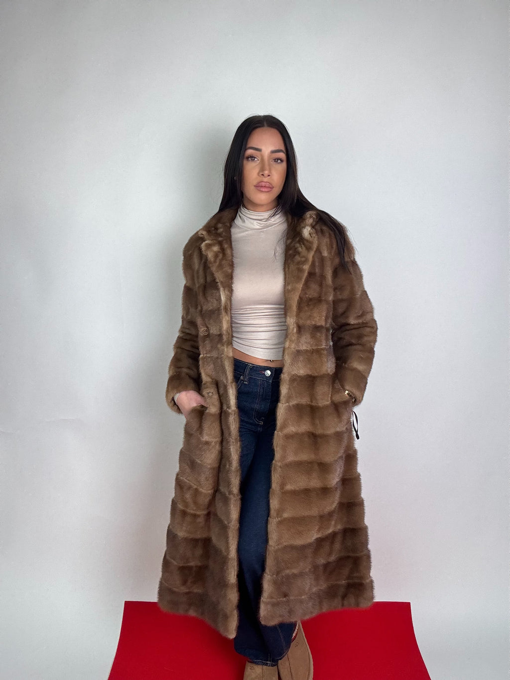 Cappotto in visone N442