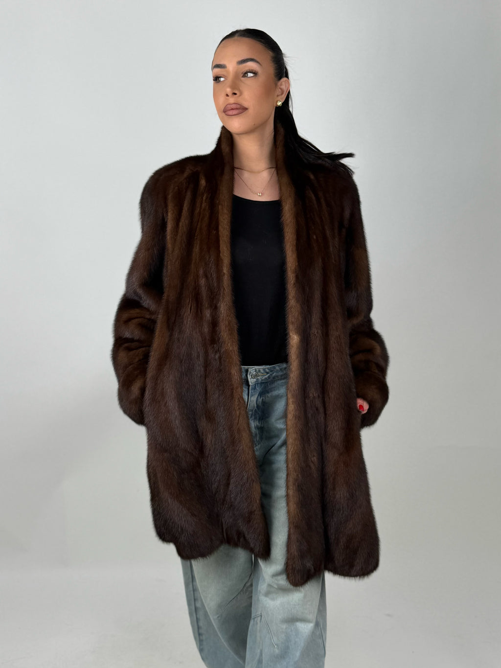 Cappotto in visone N611