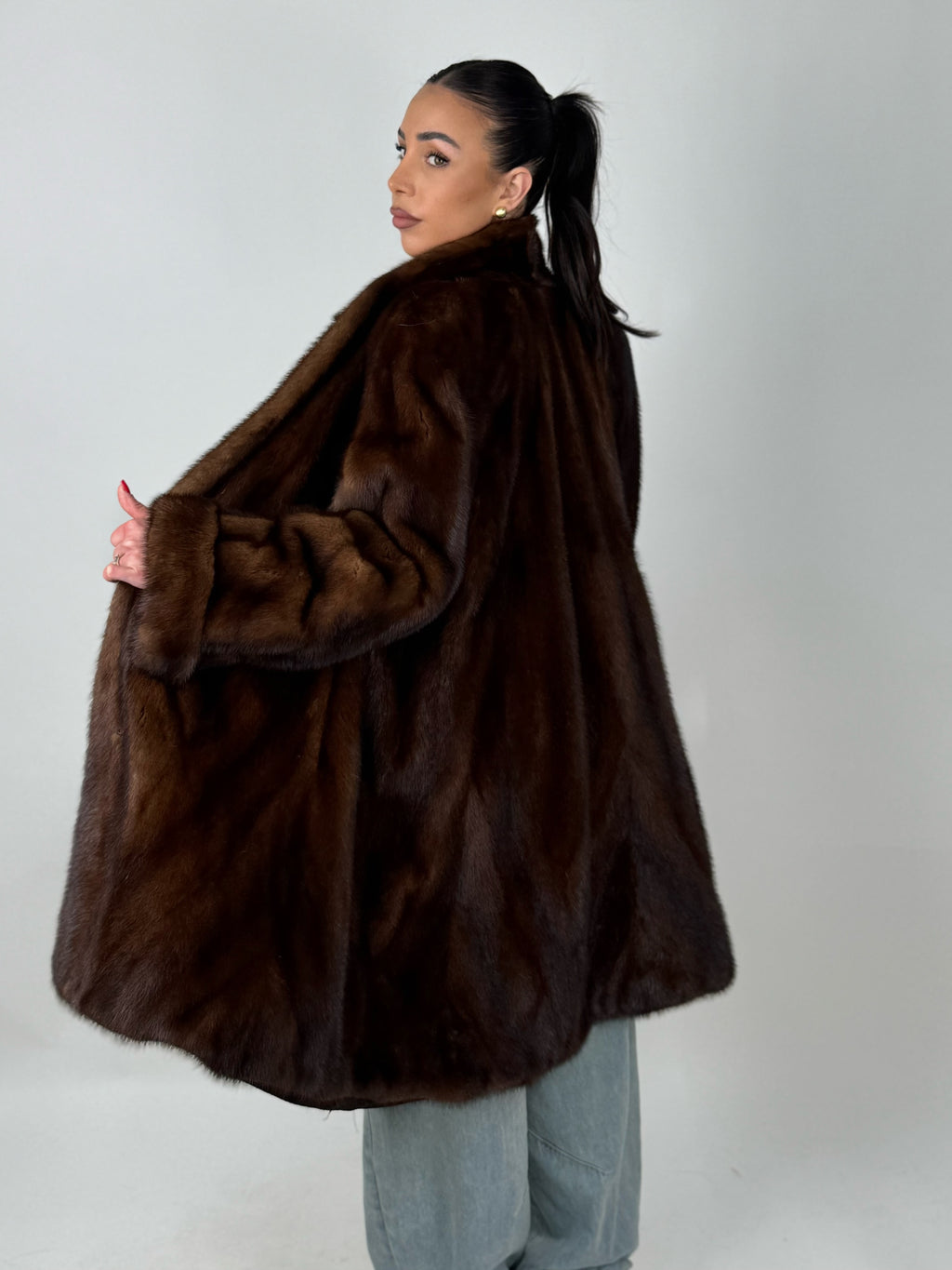Cappotto in visone N611