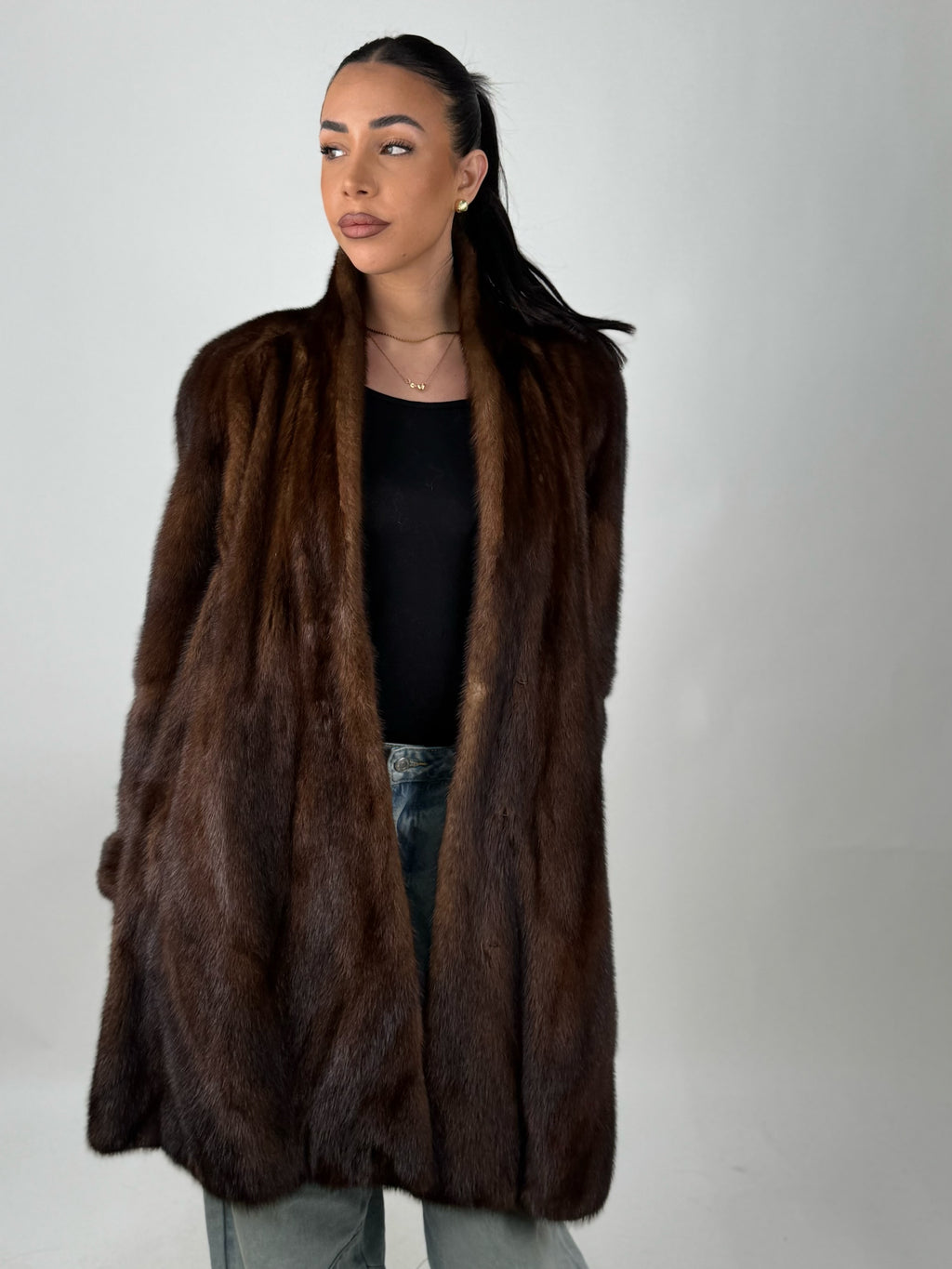 Cappotto in visone N611