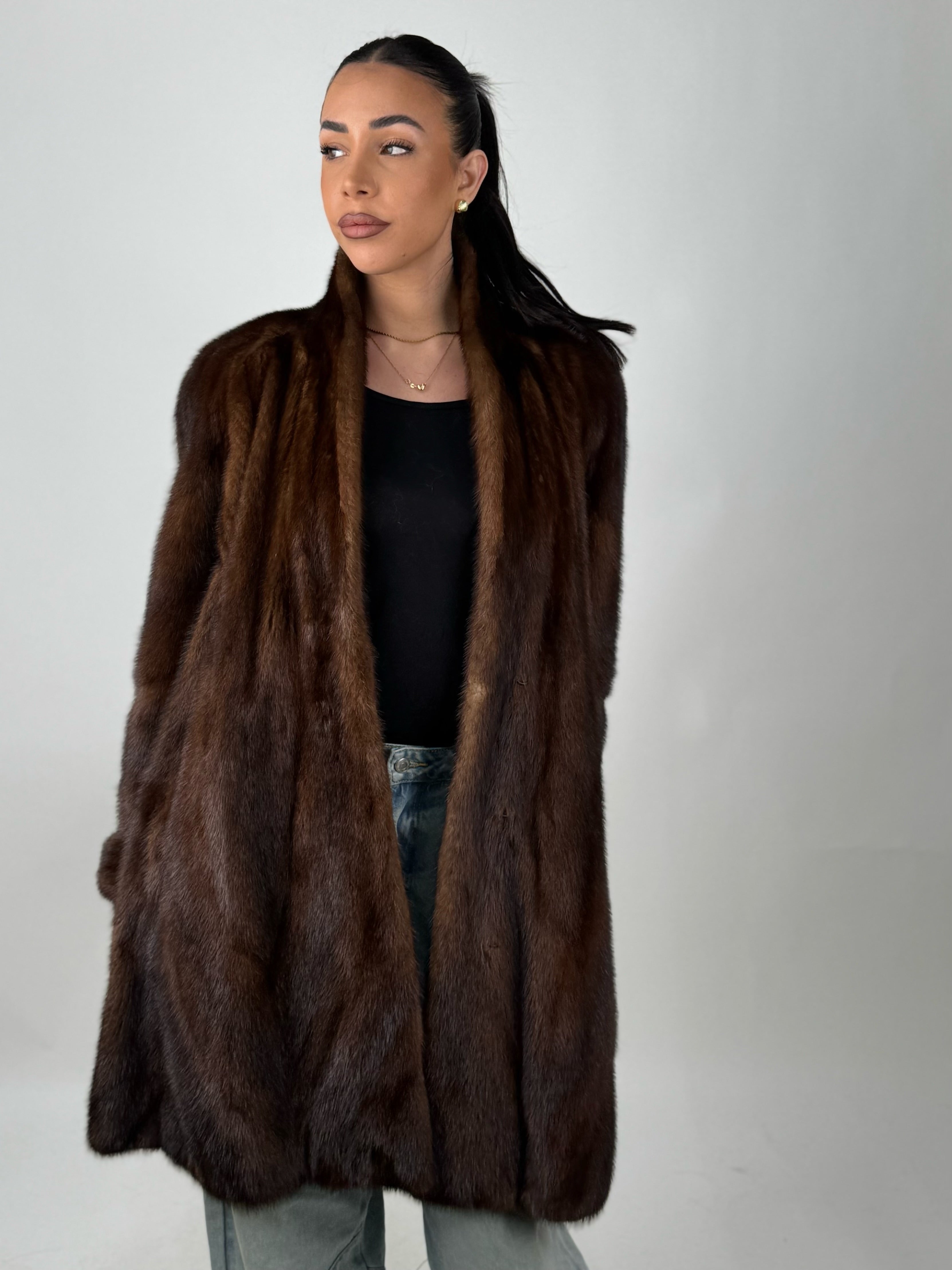 Cappotto in visone N611