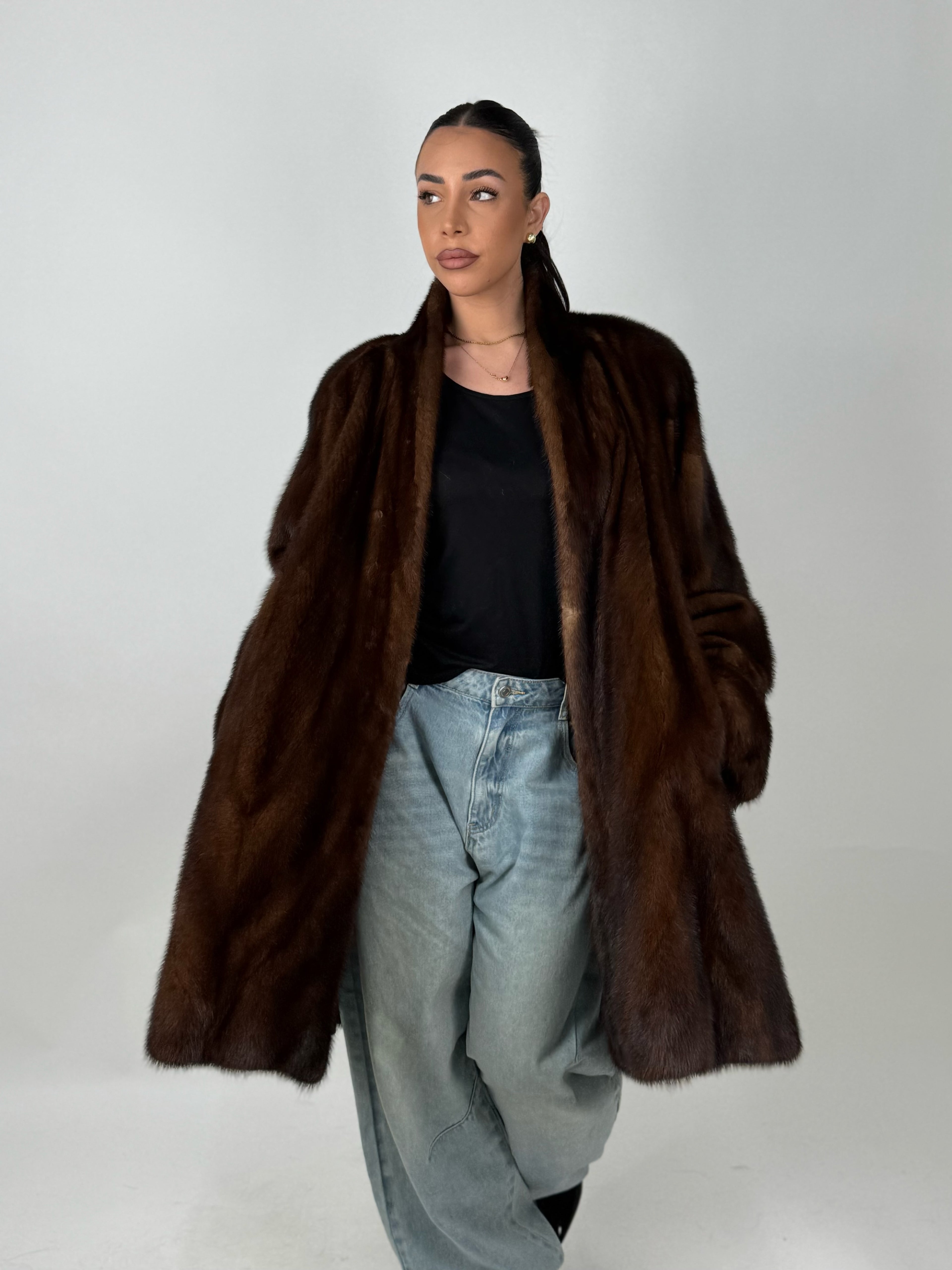 Cappotto in visone N611