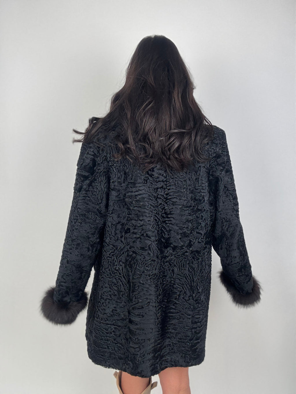 Cappotto in astrakan N76
