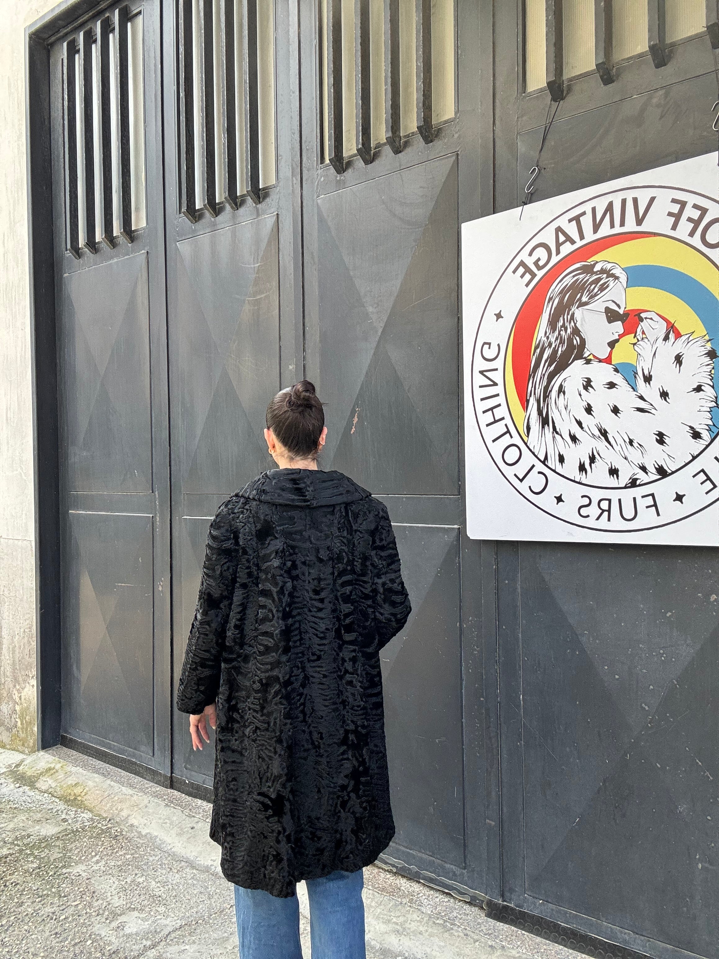 Cappotto in astrakan