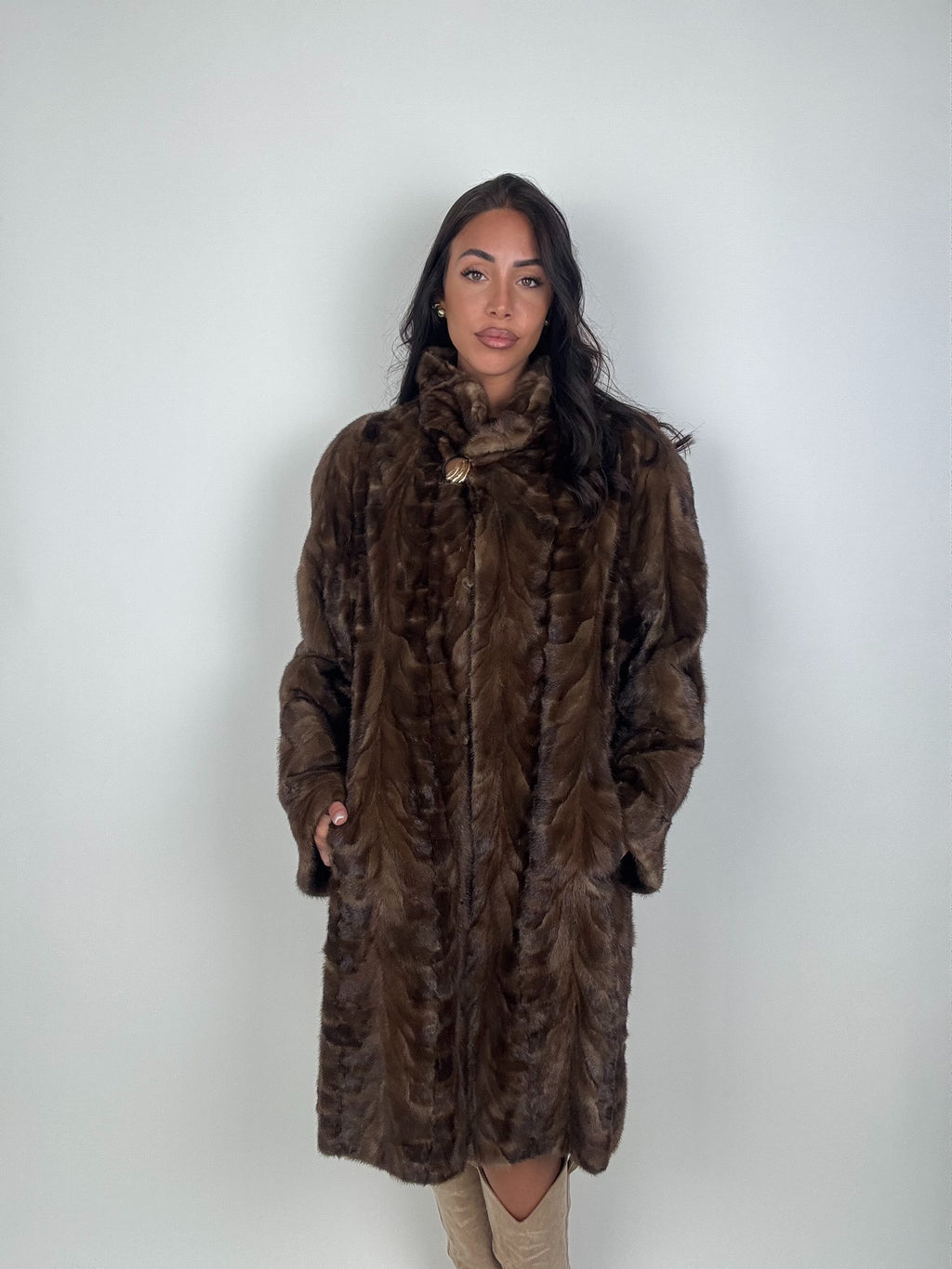 Cappotto in visone N664