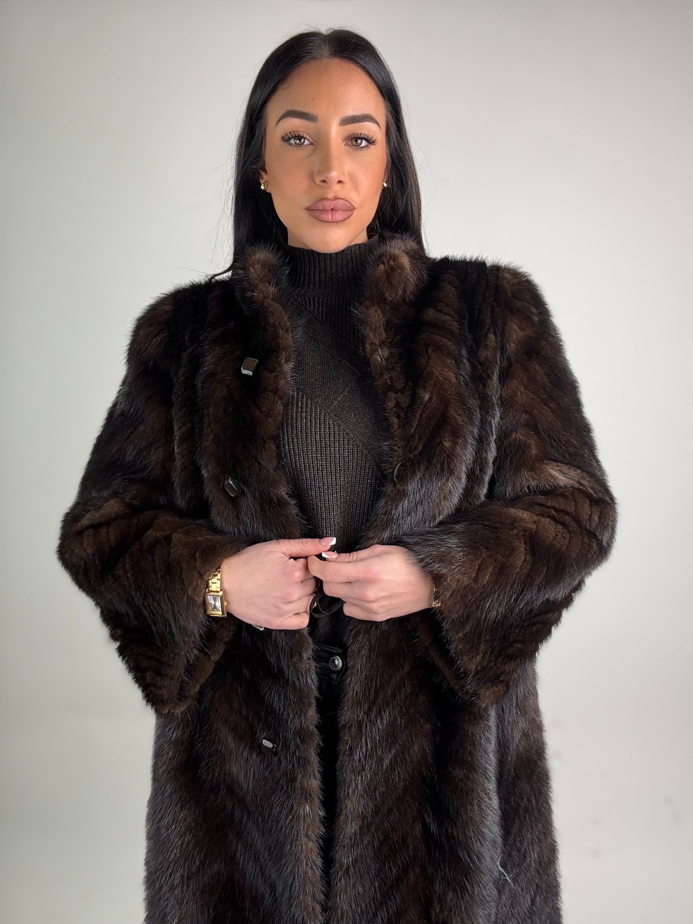 Cappotto in visone N504