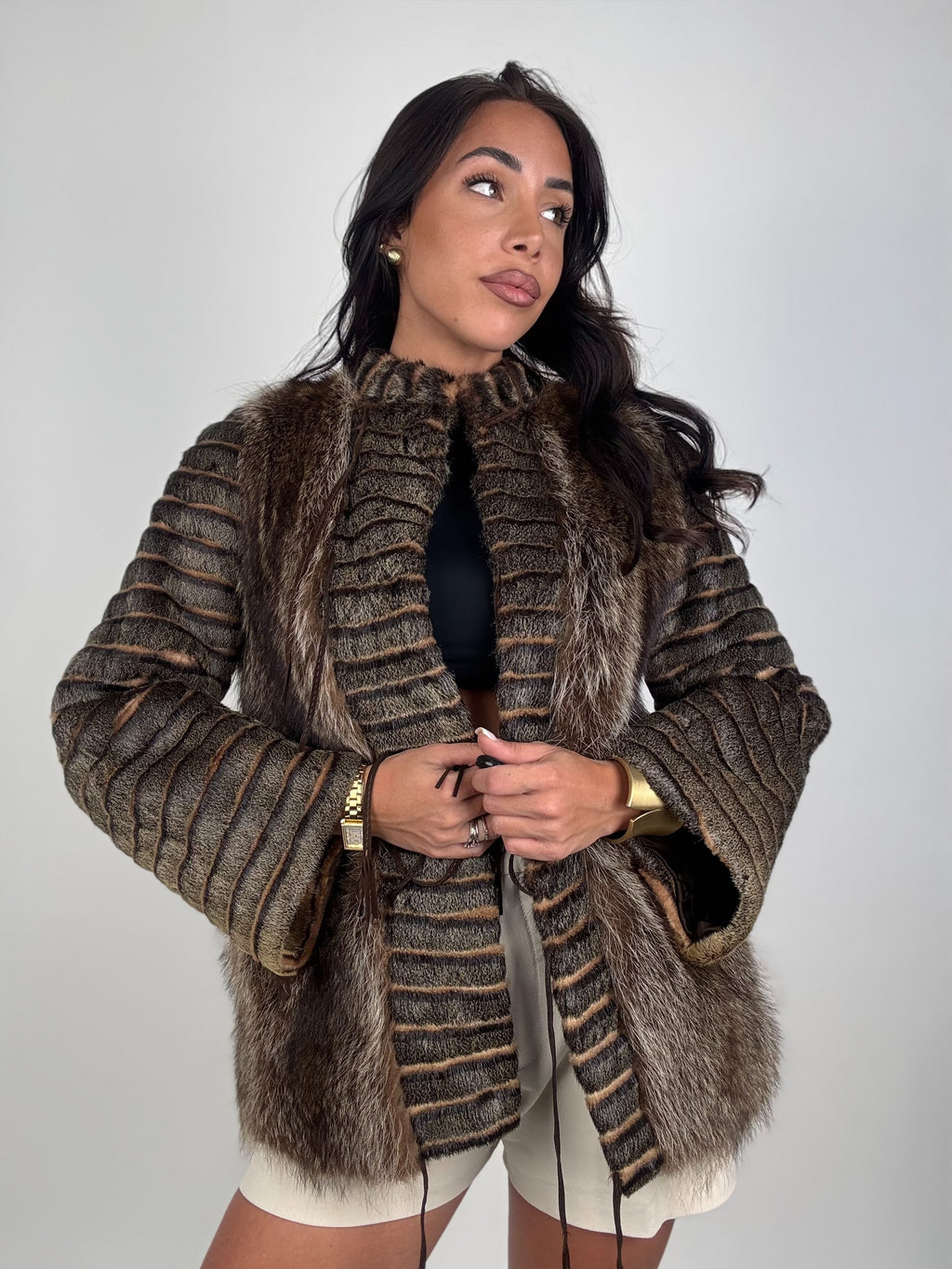 Giacca in marmotta N493