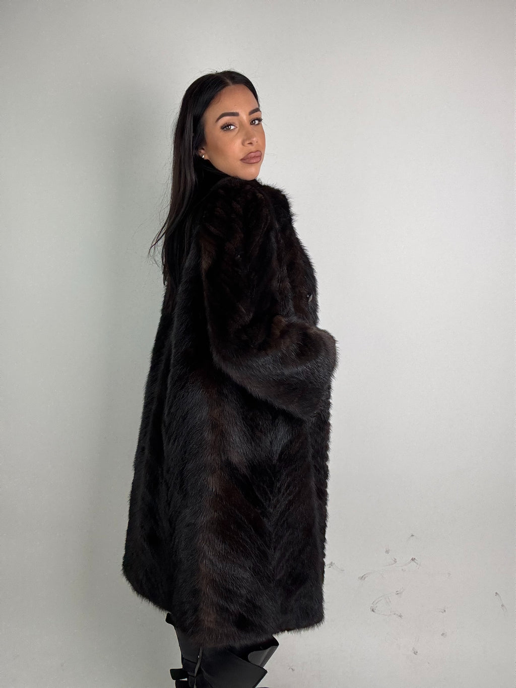 Cappotto in visone N504