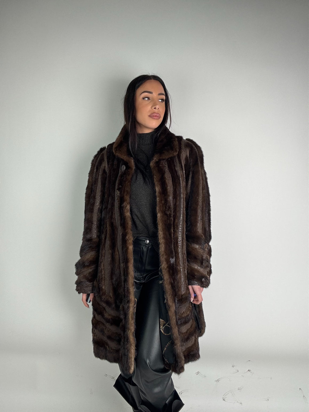 Cappotto in visone N505