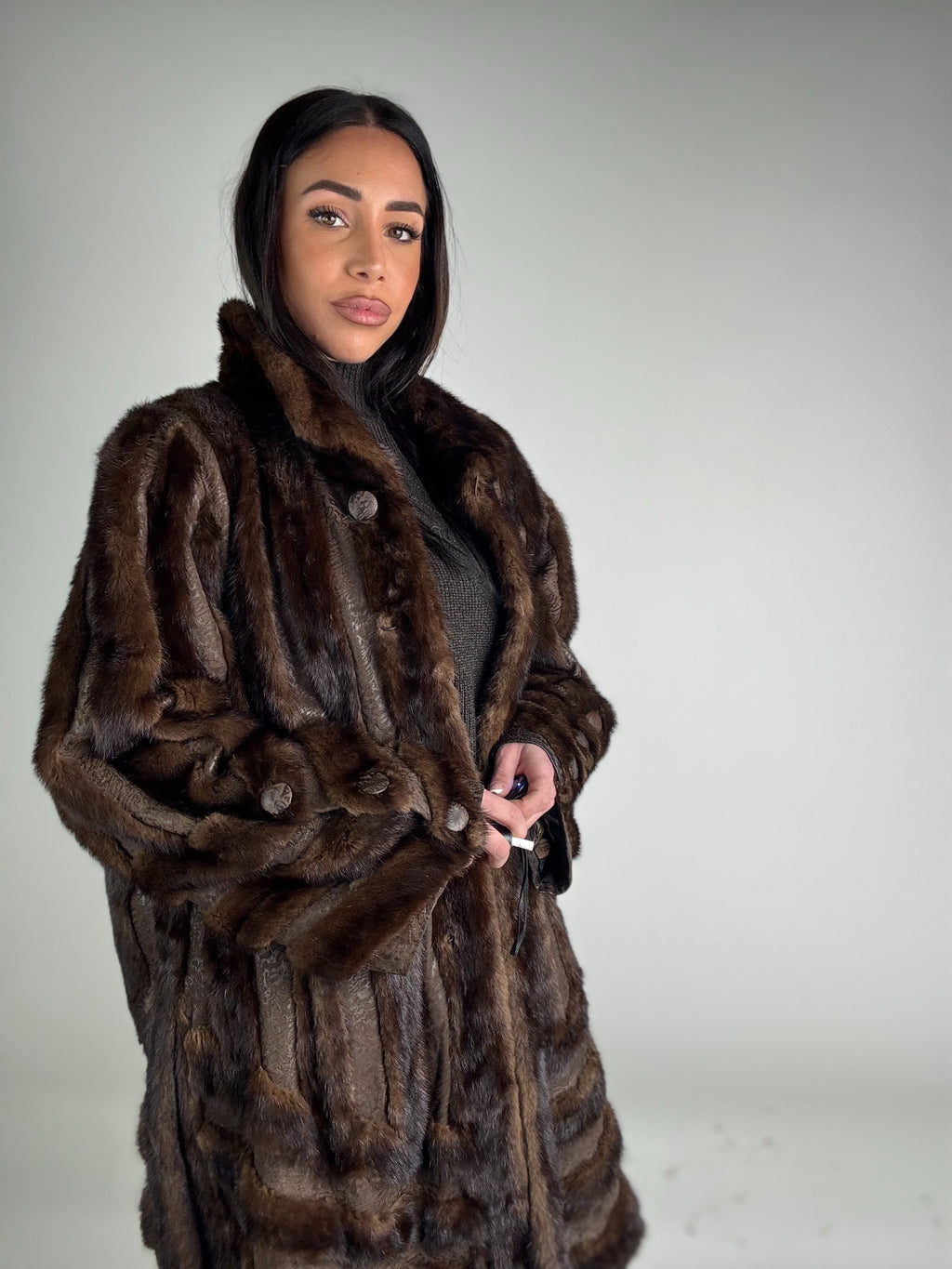 Cappotto in visone N505