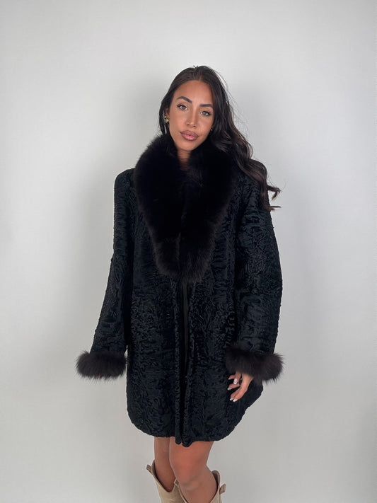 Cappotto in astrakan N76