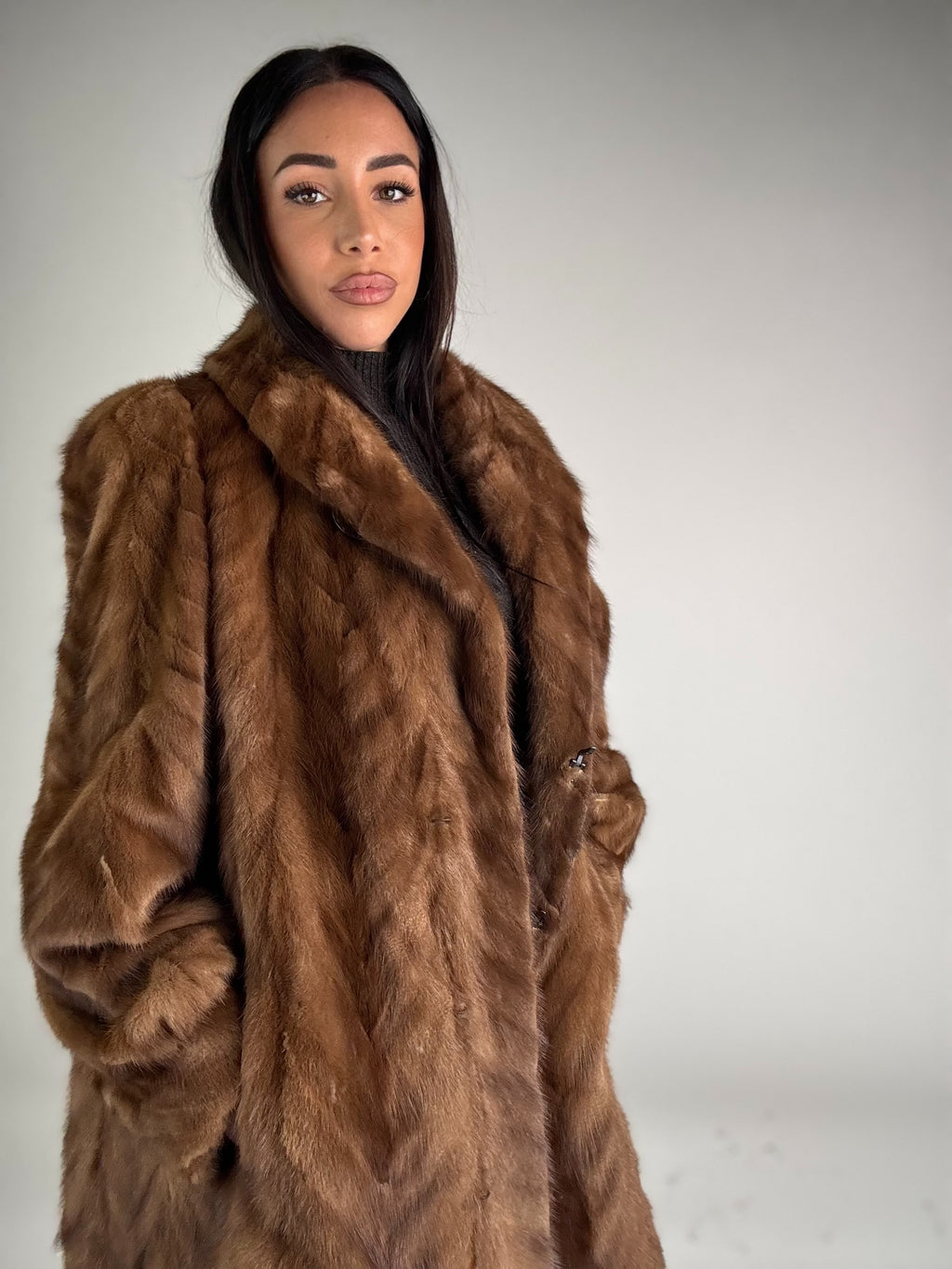 Cappotto in visone N506
