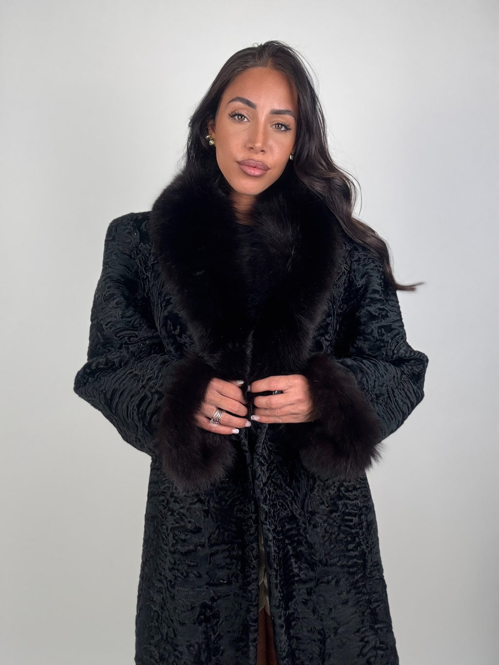 Cappotto in astrakan N76