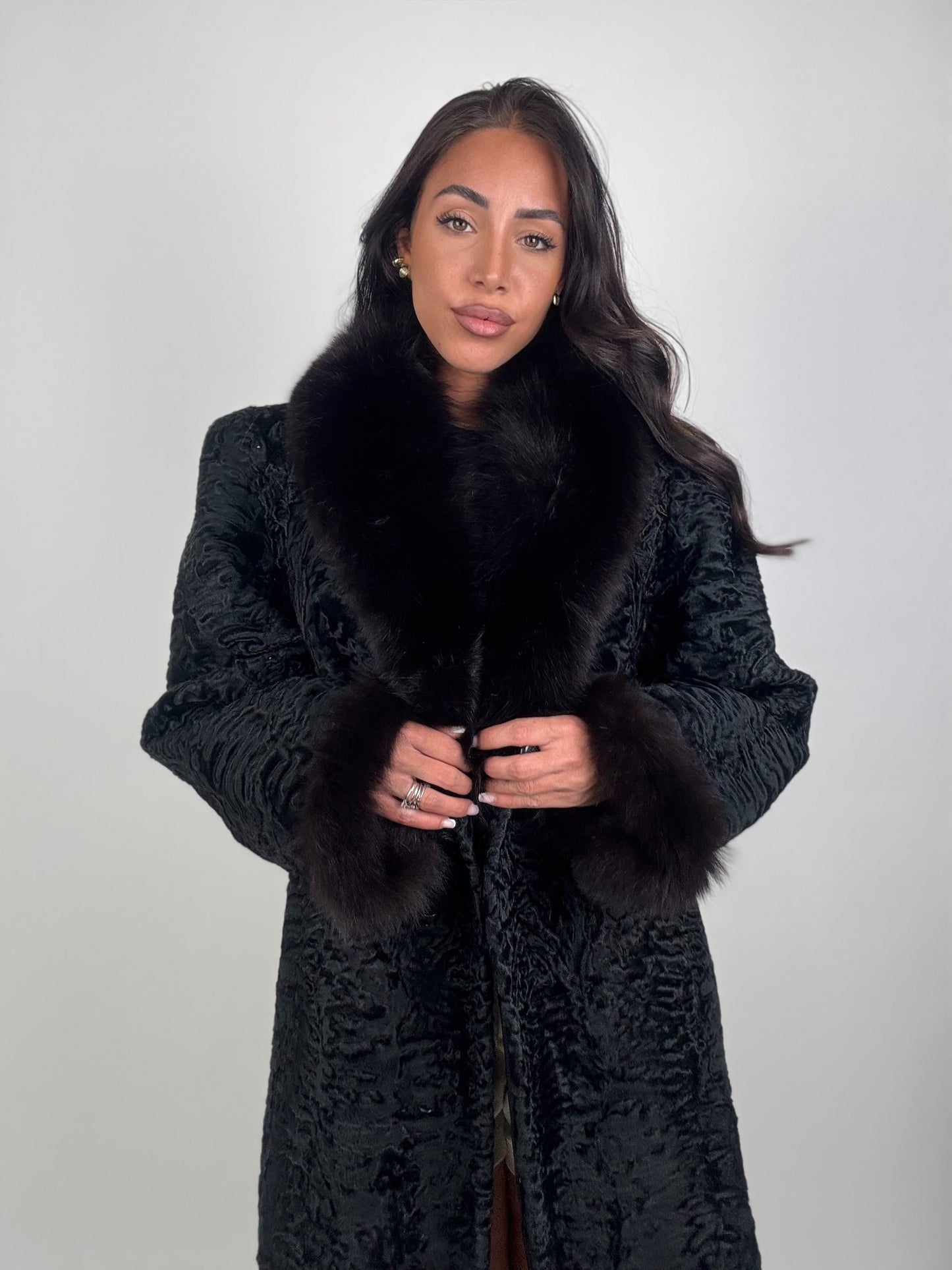 Cappotto in astrakan N76