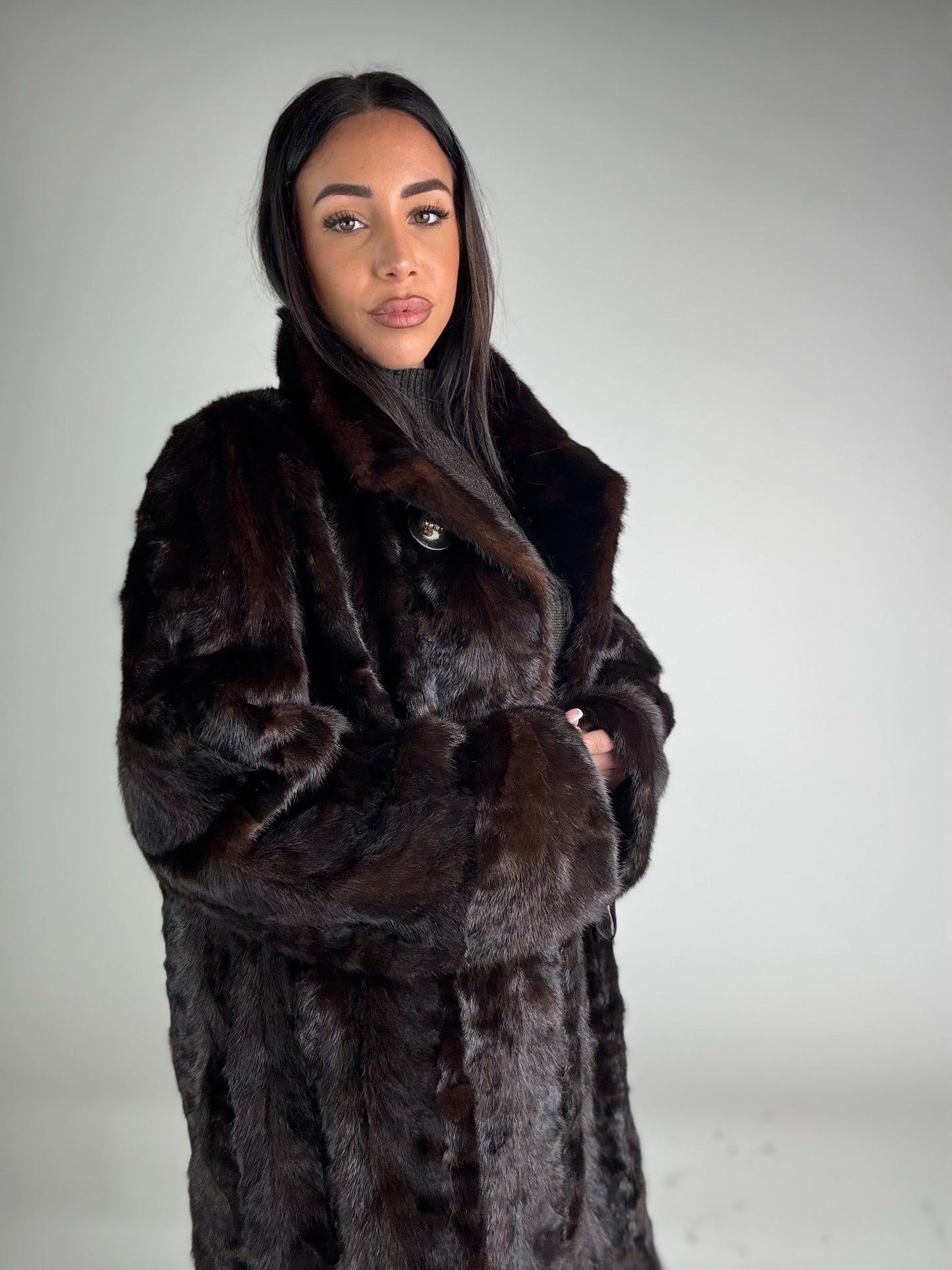 Cappotto in visone N507