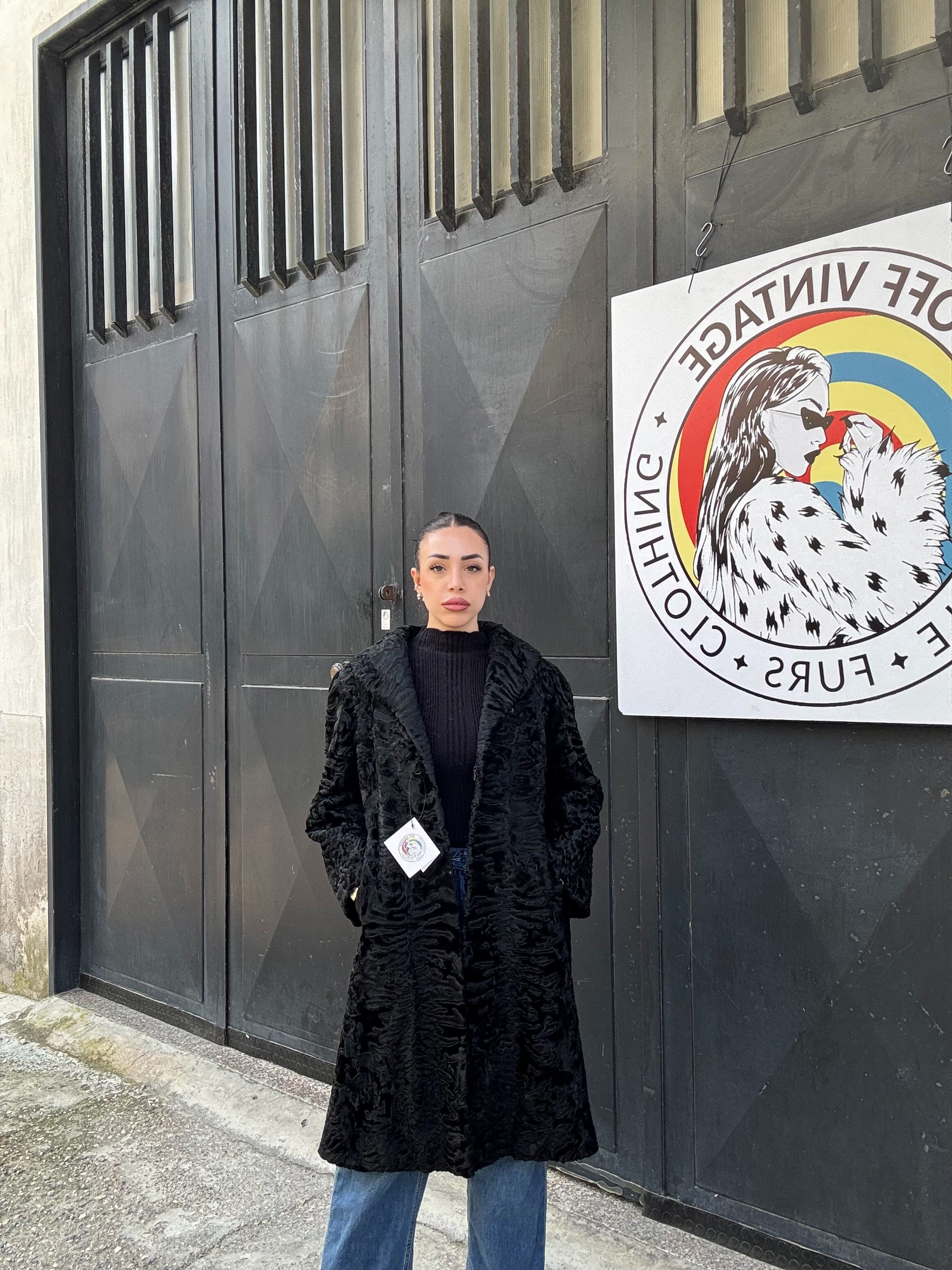 Cappotto in astrakan