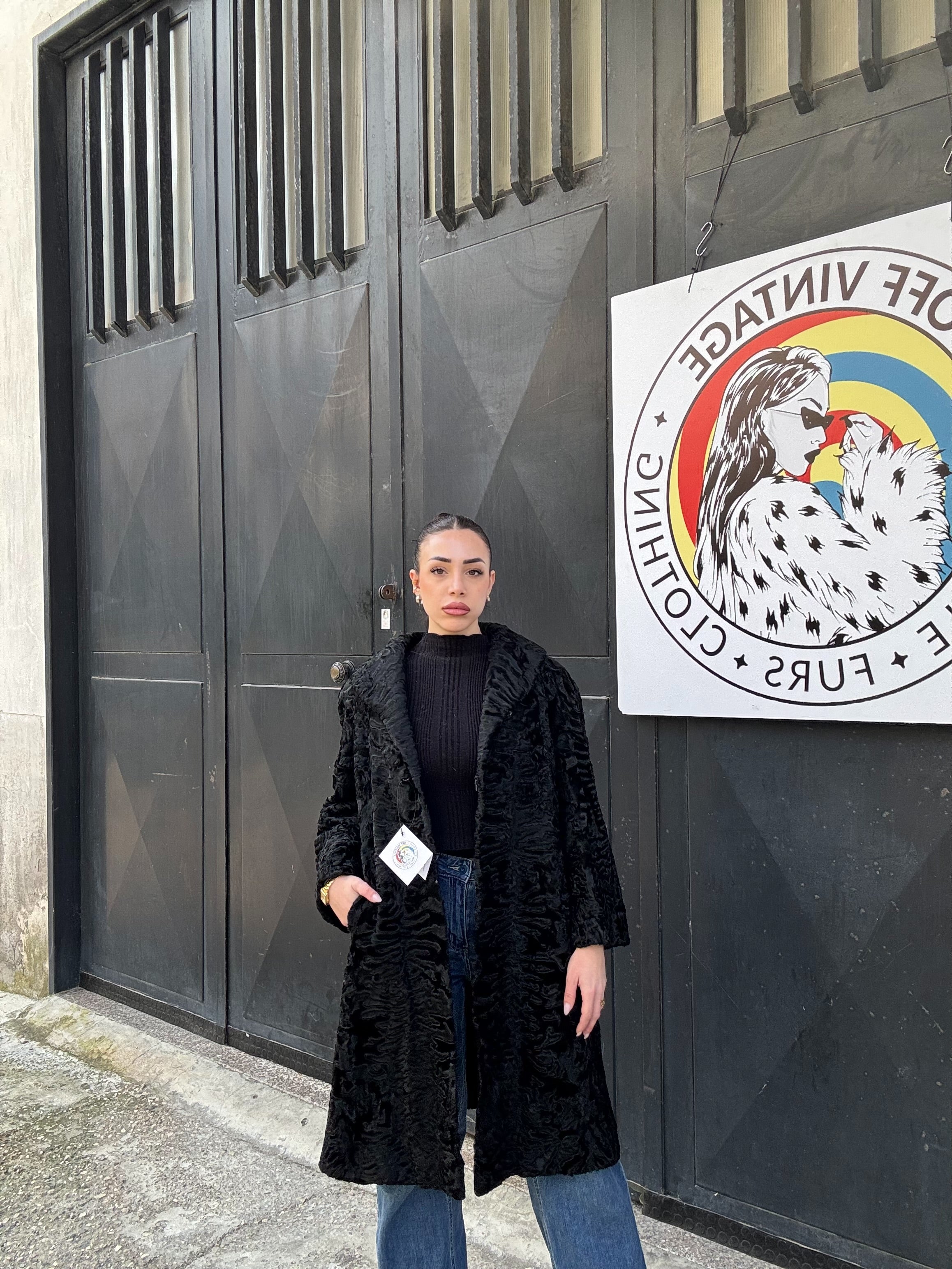 Cappotto in astrakan