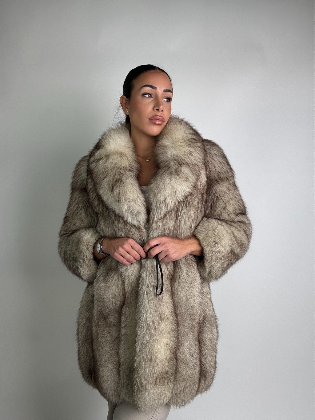 Giacca in volpe della groenladia N990