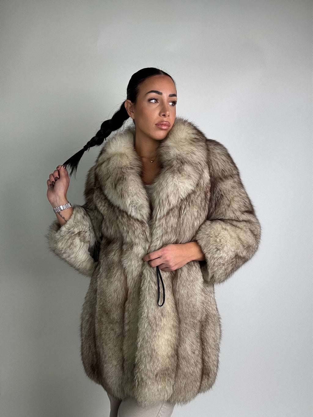 Giacca in volpe della groenladia N990