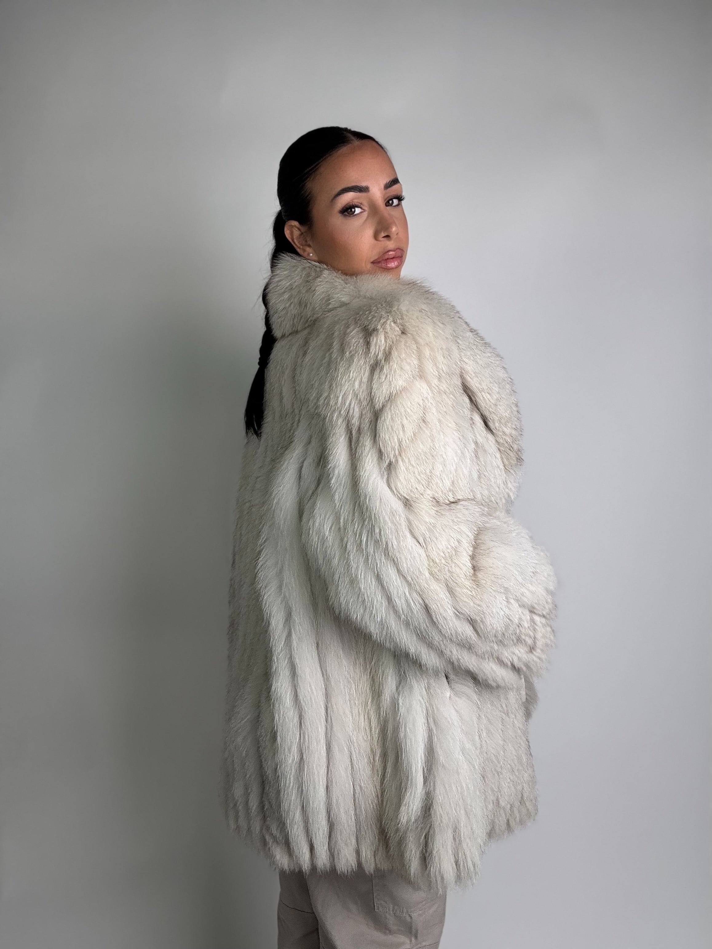 Giacca in volpe della groenladia N991