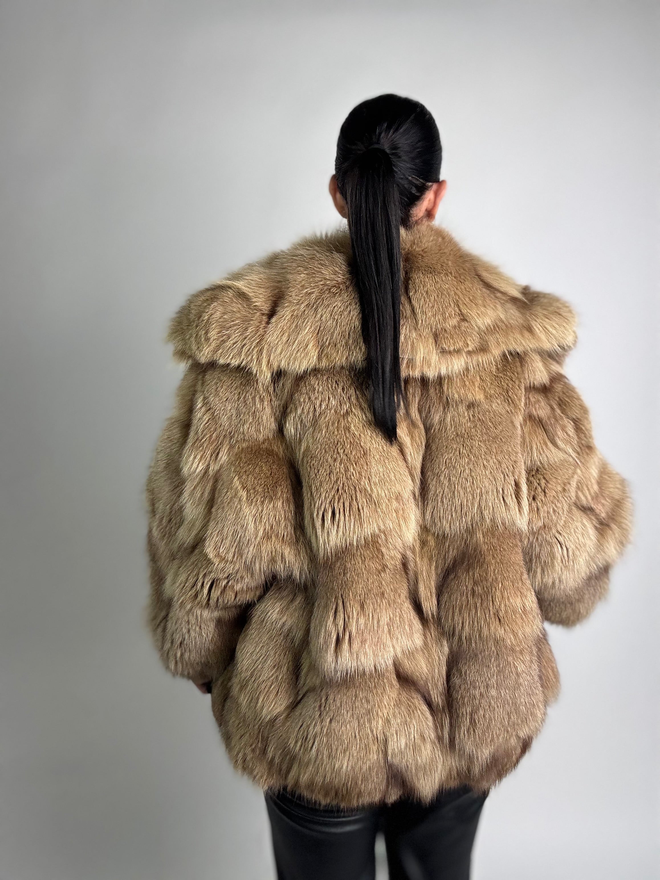 Giacca in volpe della groenlandia N995