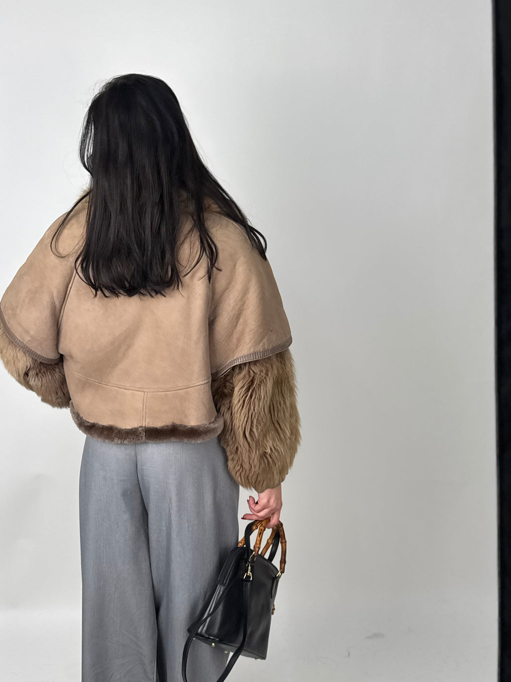 Shearling coat N225