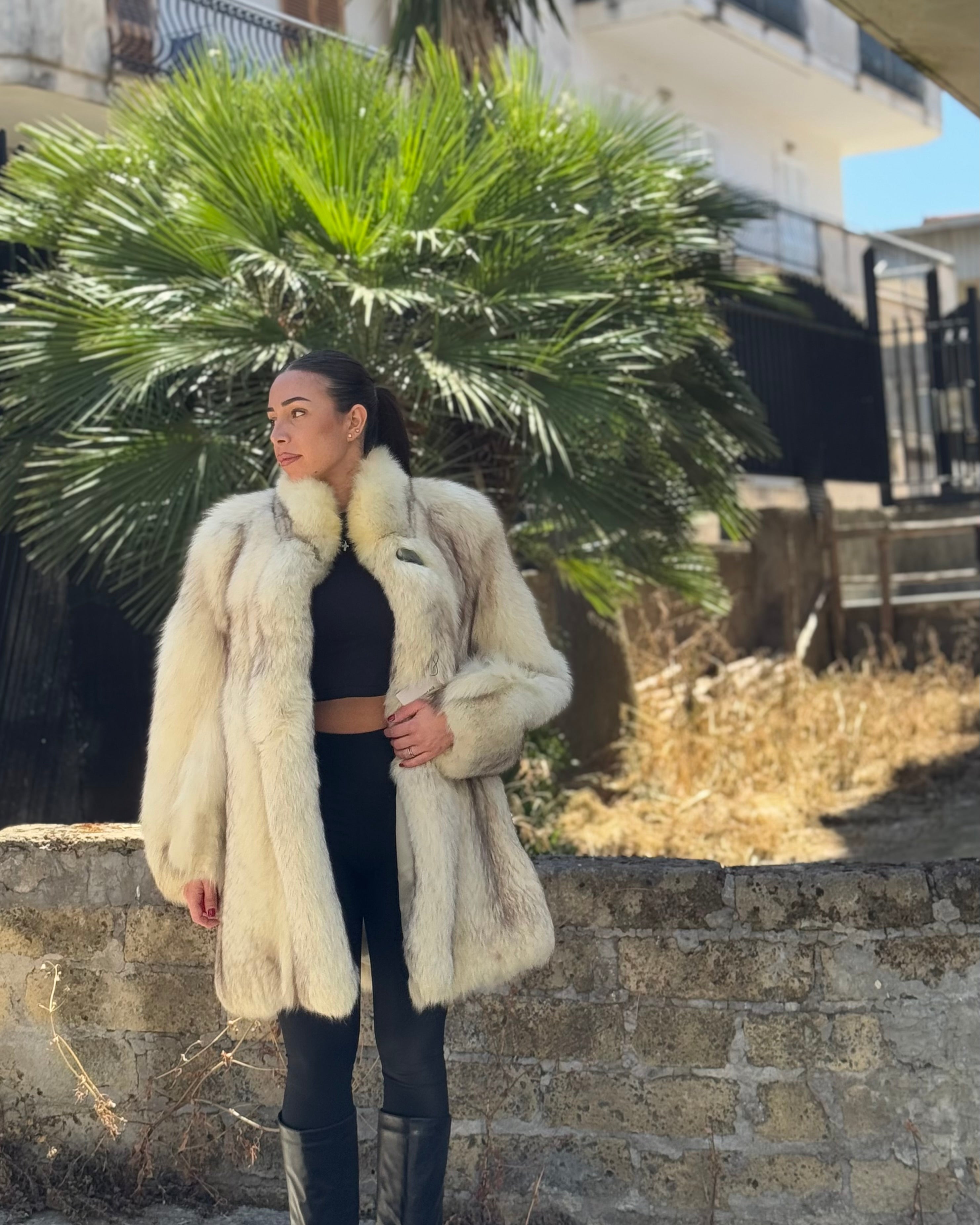 Giacca in volpe in groenlandia