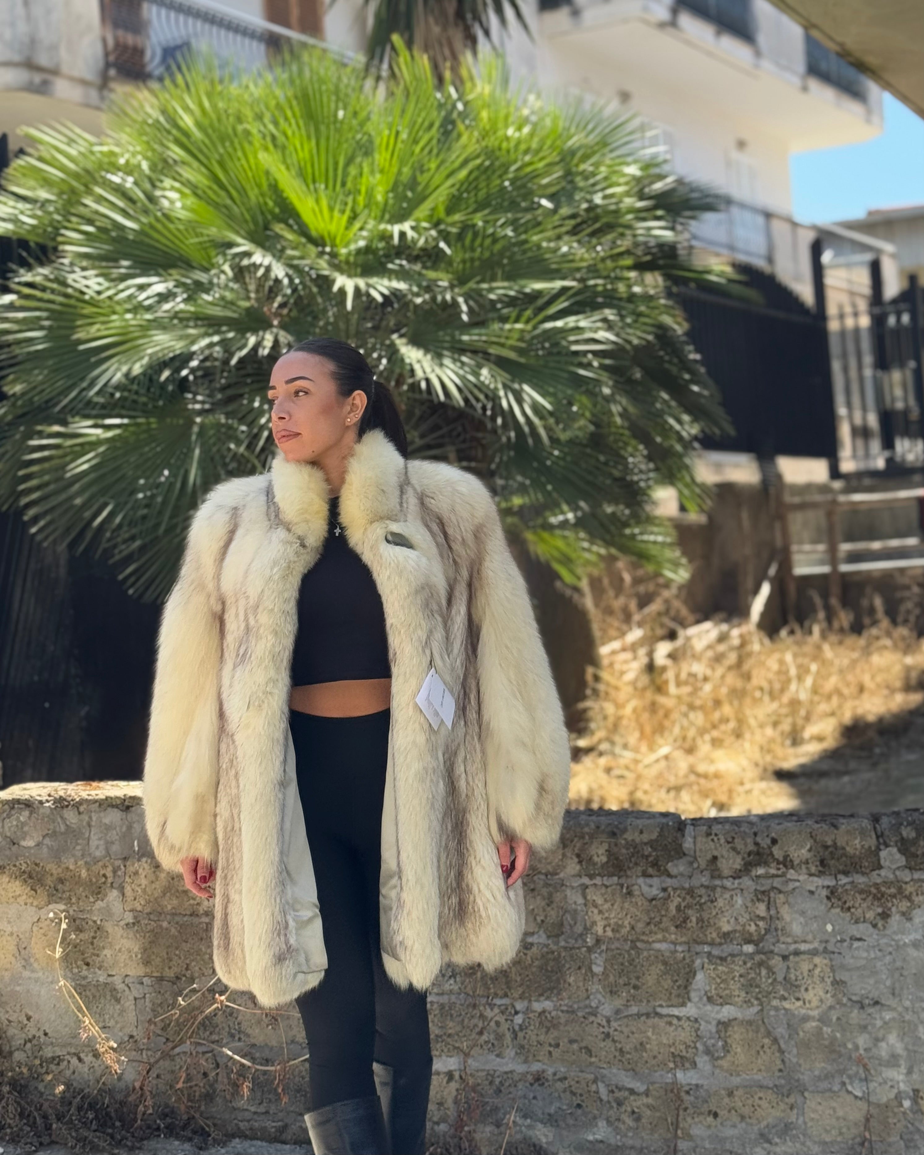 Giacca in volpe in groenlandia