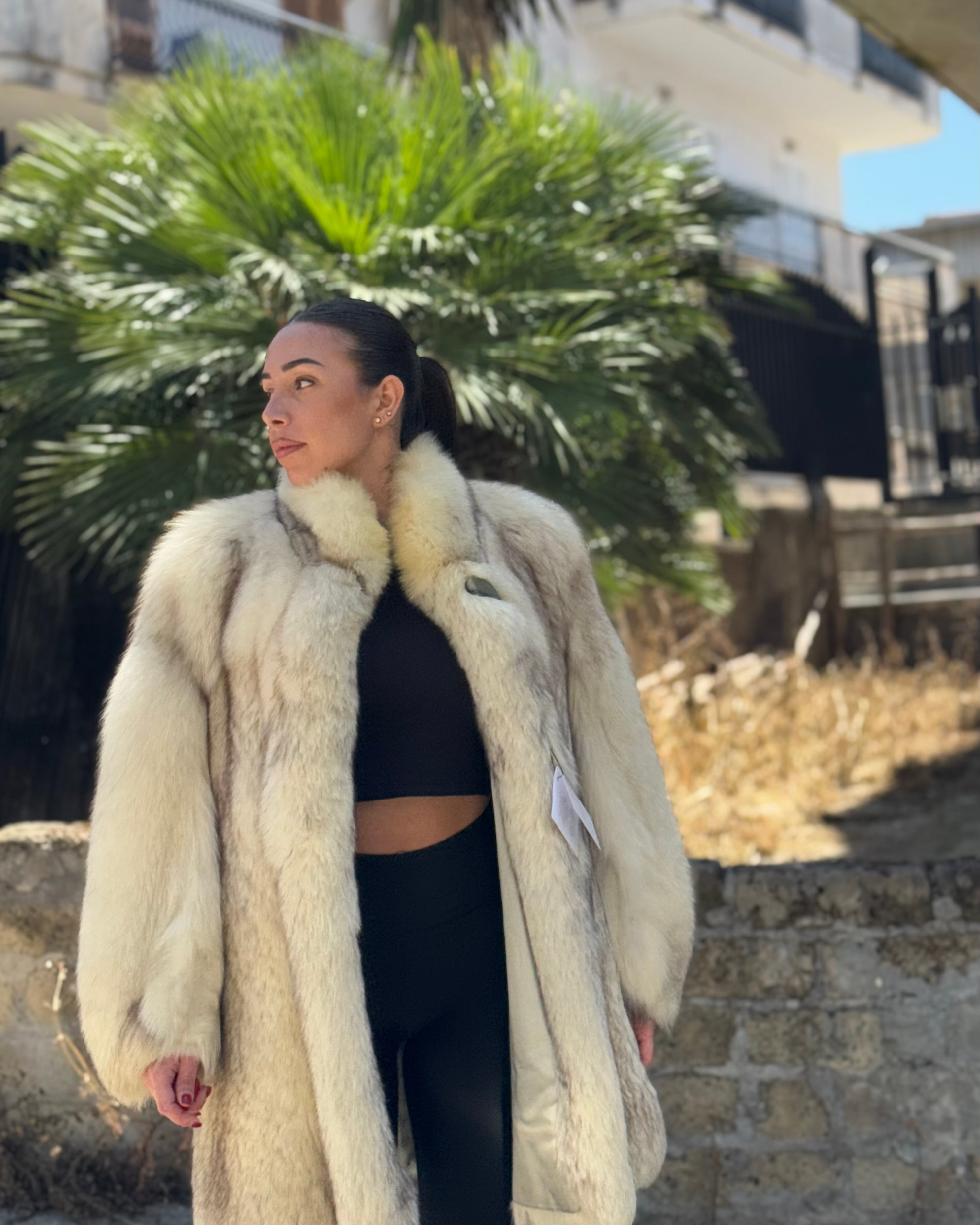 Giacca in volpe in groenlandia