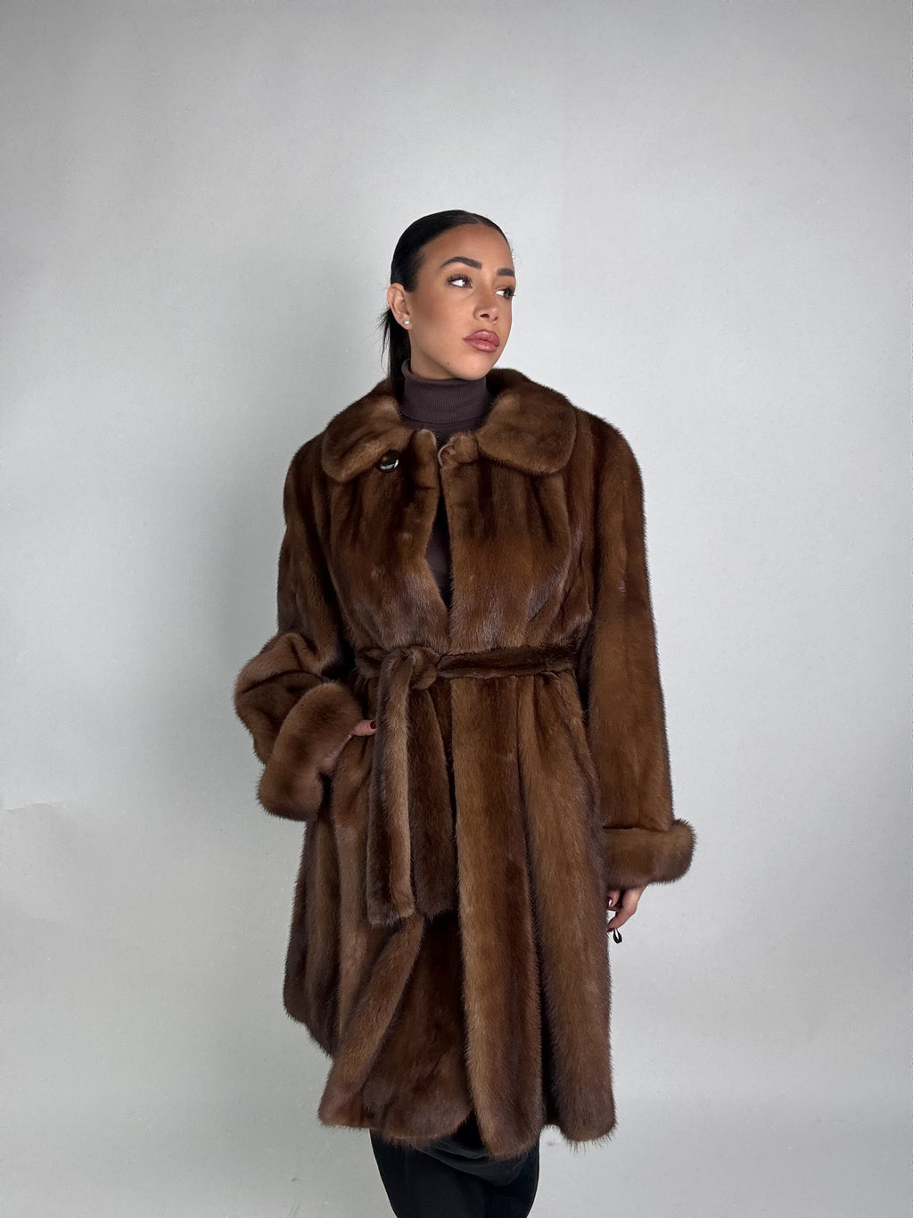Cappotto in visone N444