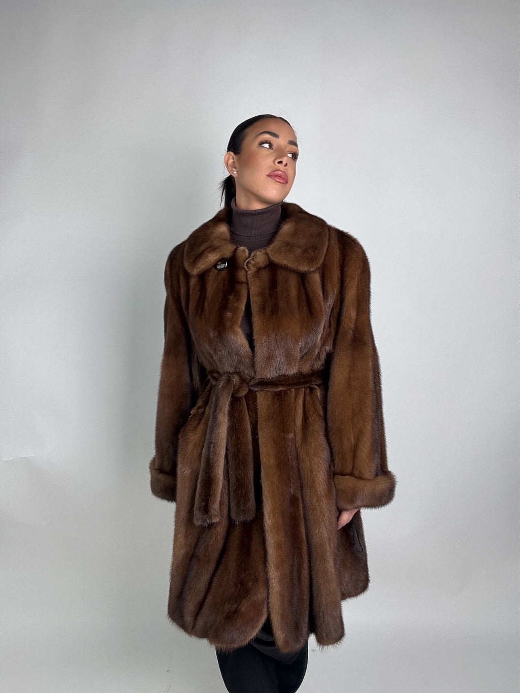 Cappotto in visone N444