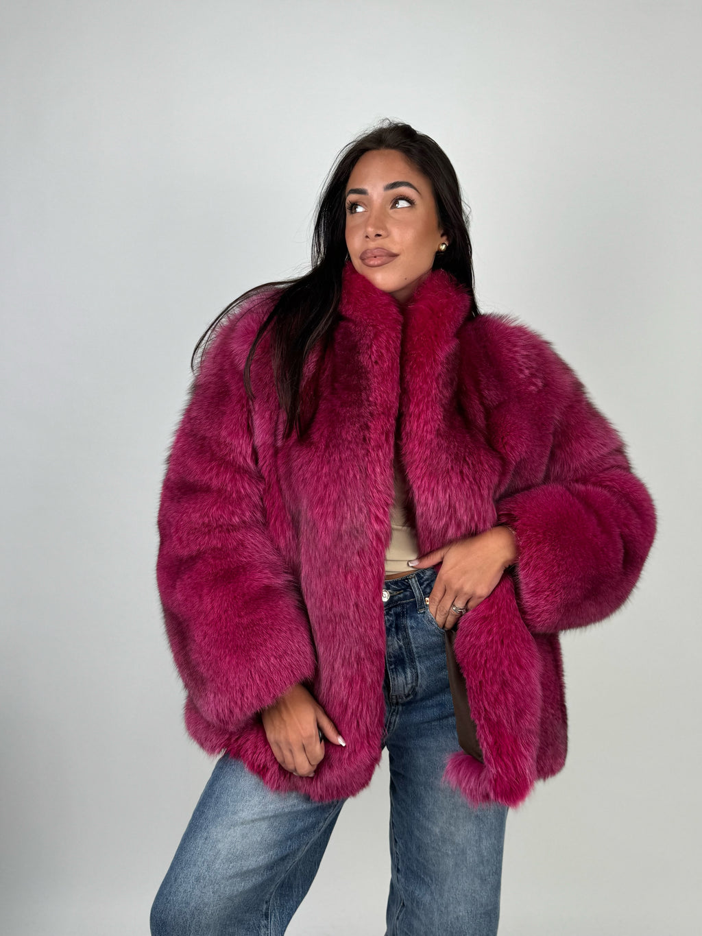 Mink Bomber Jacket