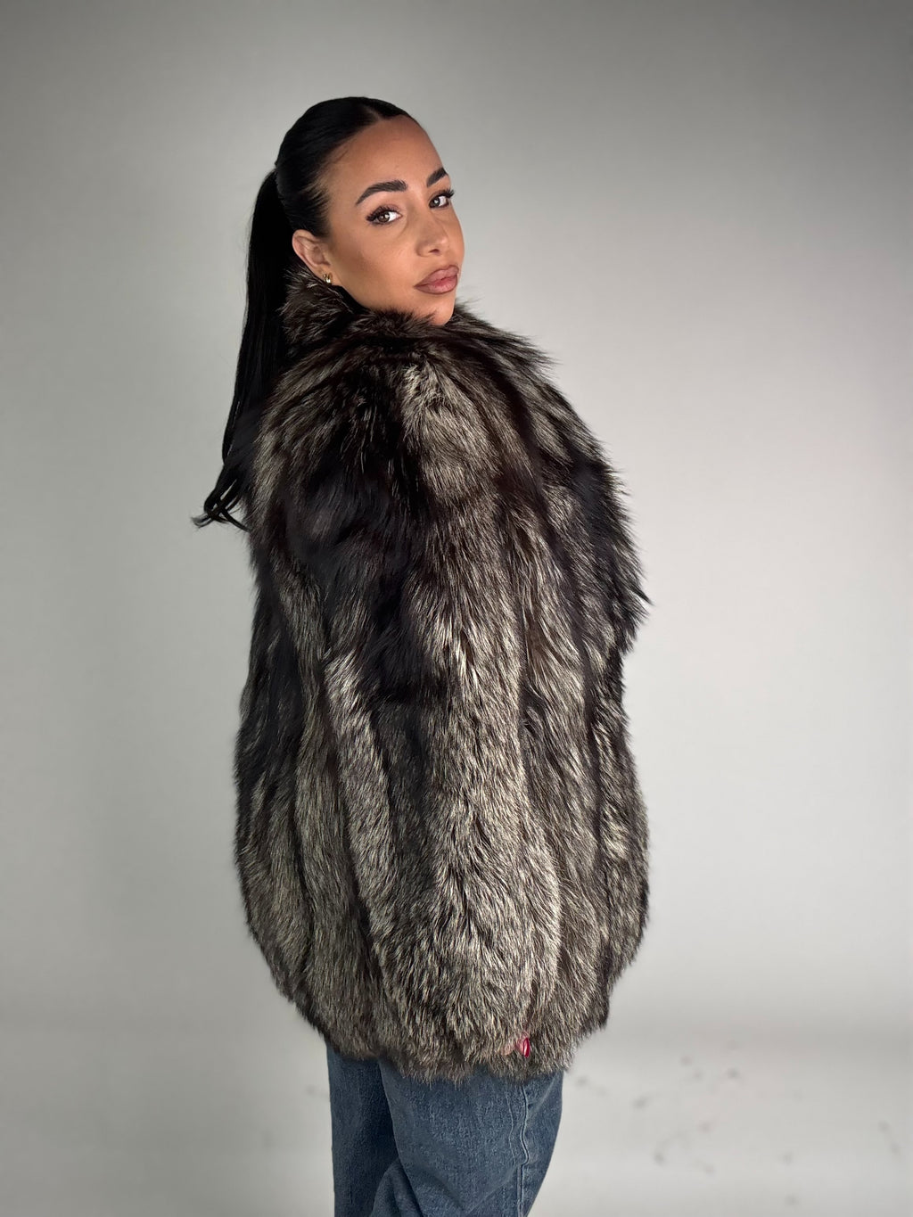Mink Bomber Jacket