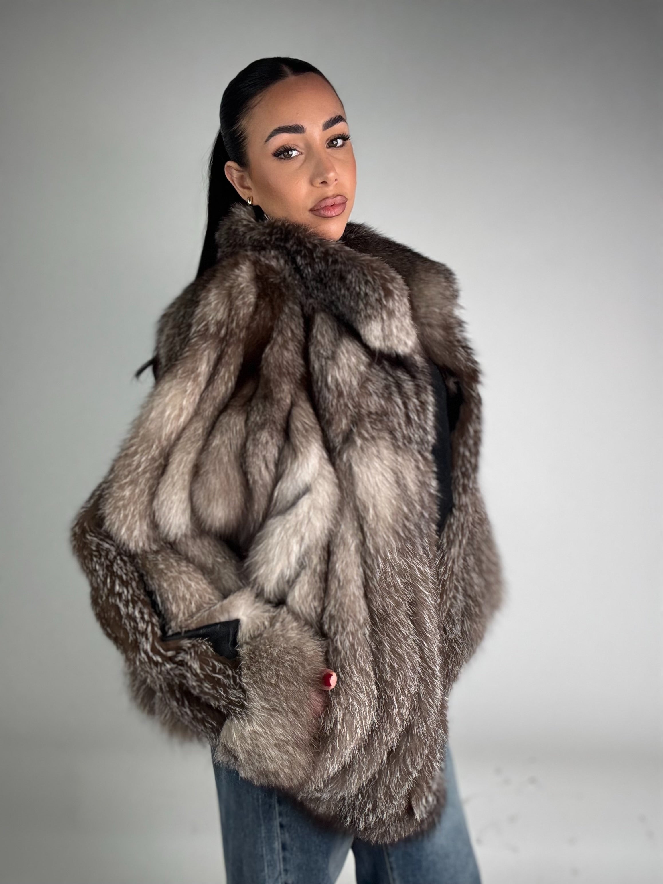 Mink Bomber Jacket