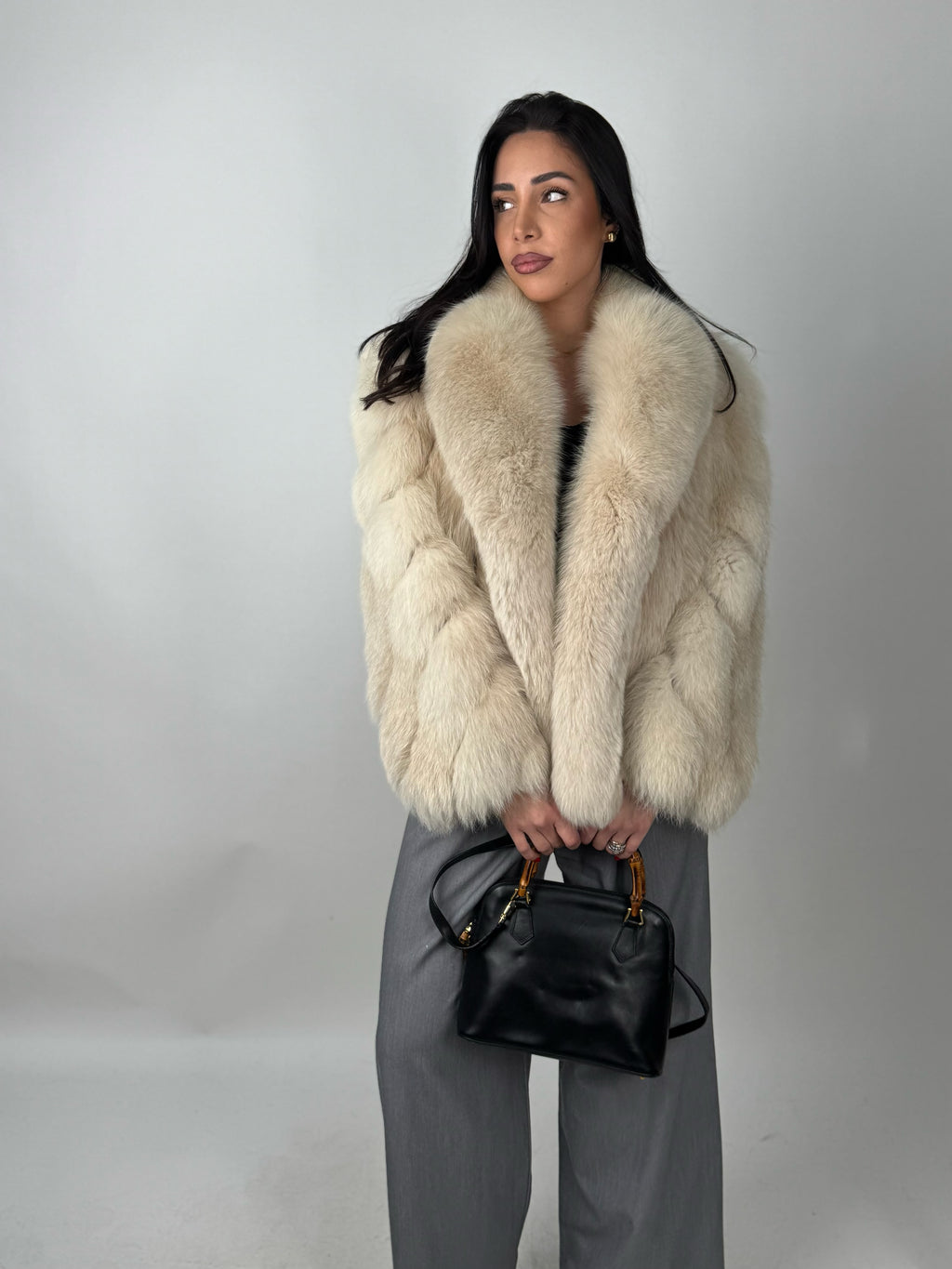 Mink Bomber Jacket