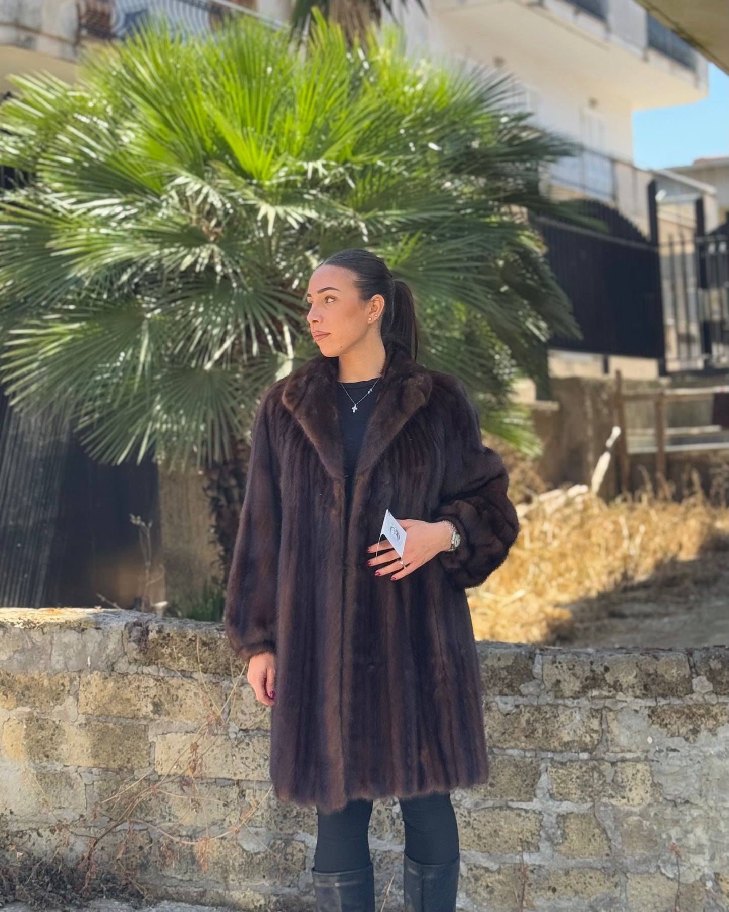 Mink coat