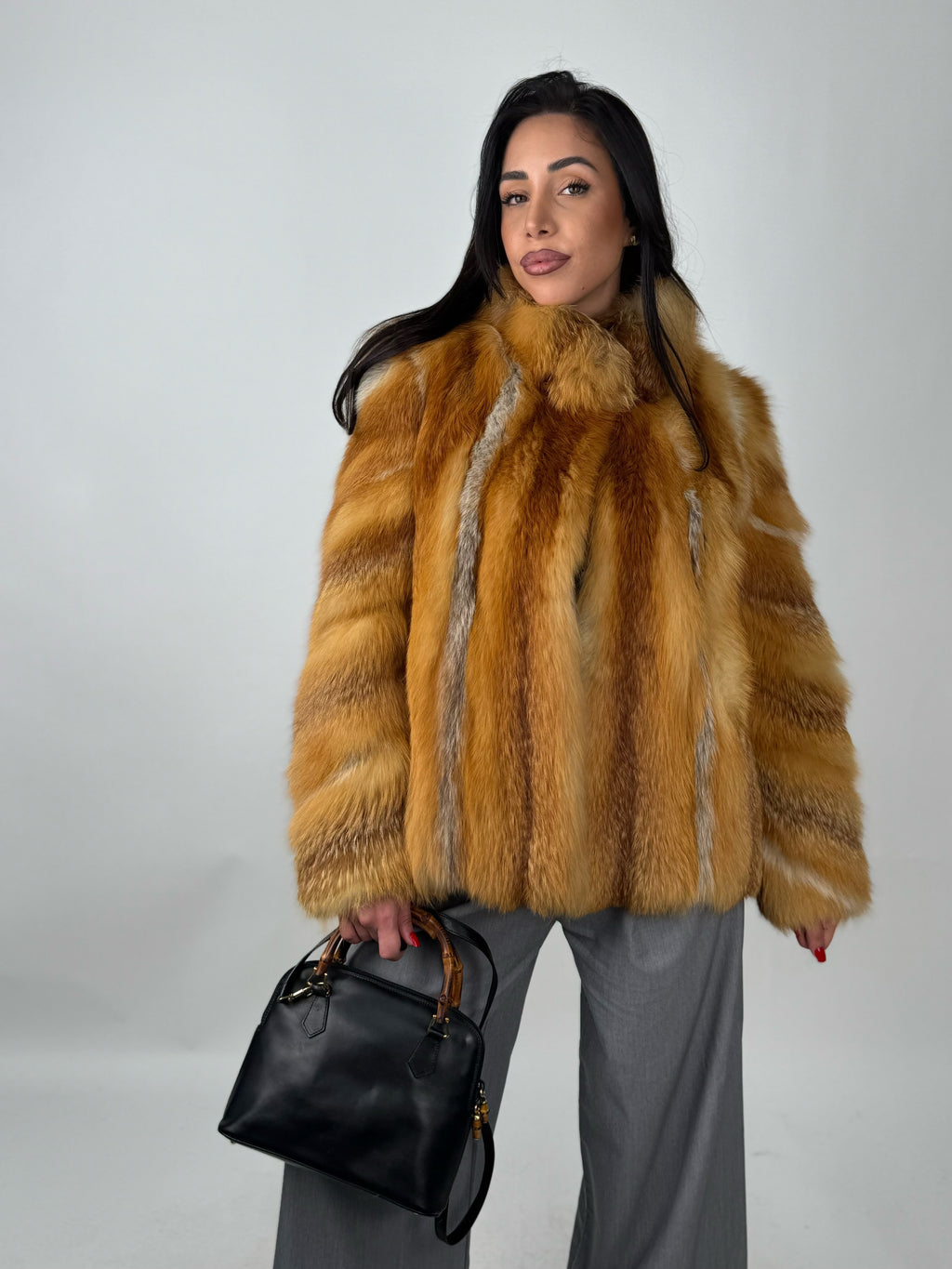 Mink Bomber Jacket