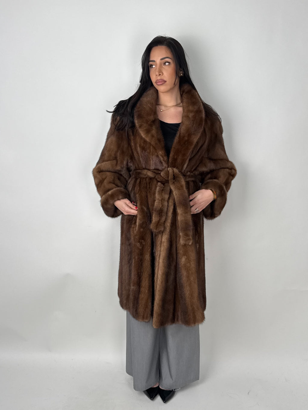 Cappotto in visone N612