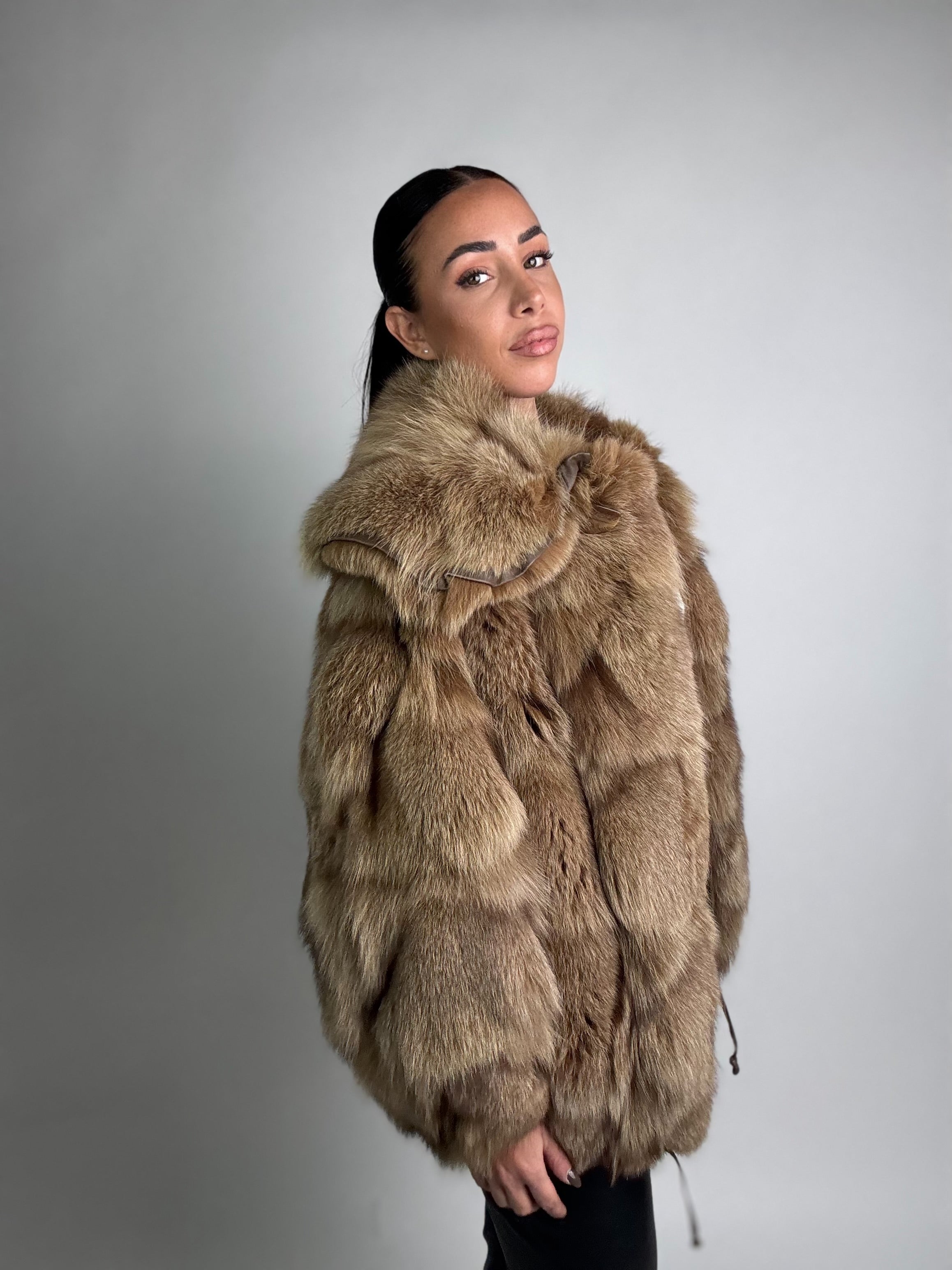 Giacca in volpe della groenlandia N995