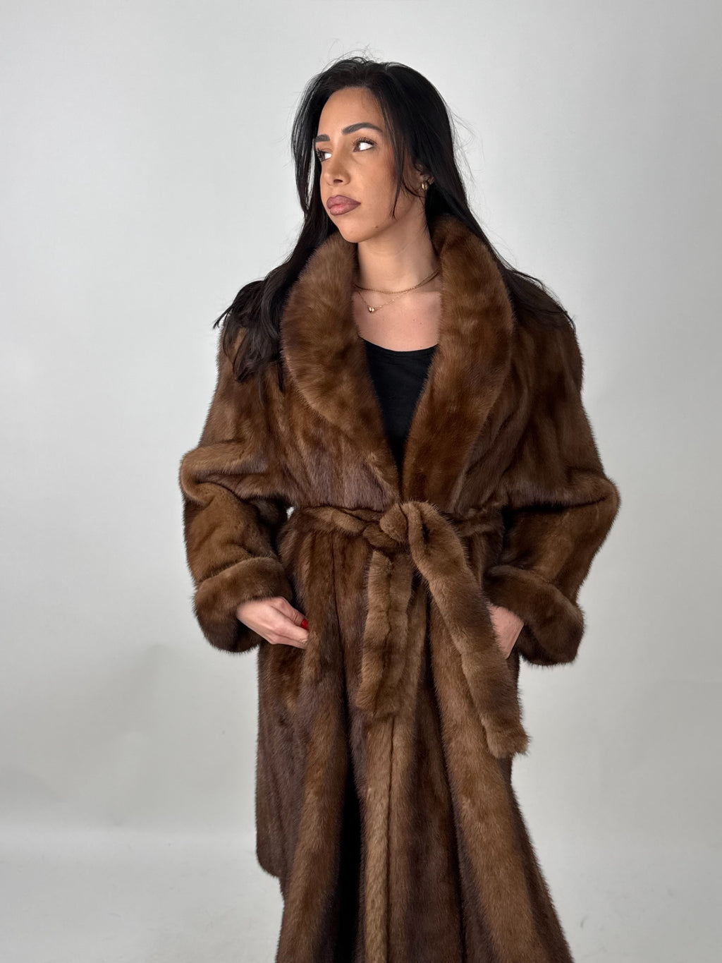 Cappotto in visone N612