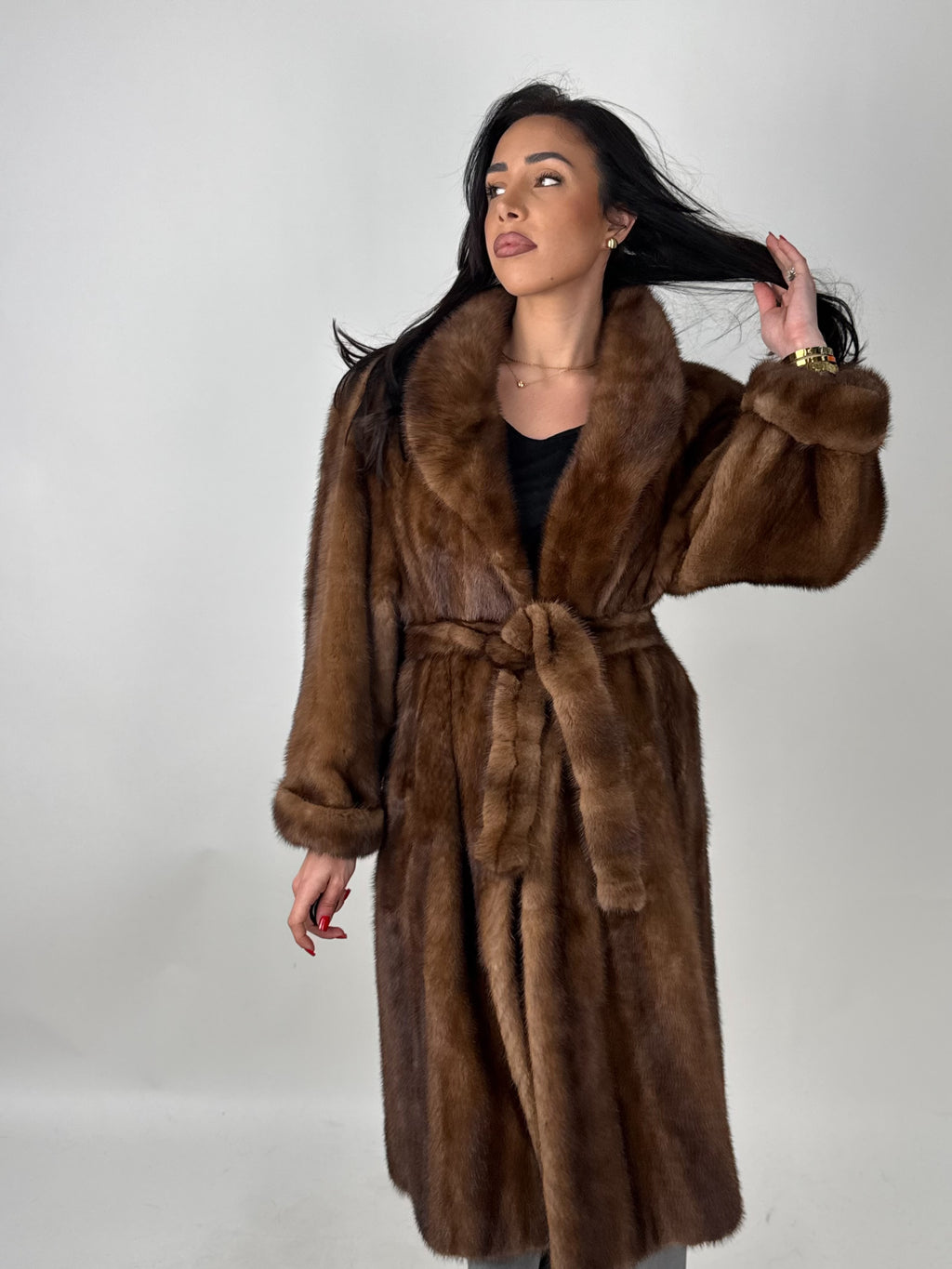 Cappotto in visone N612