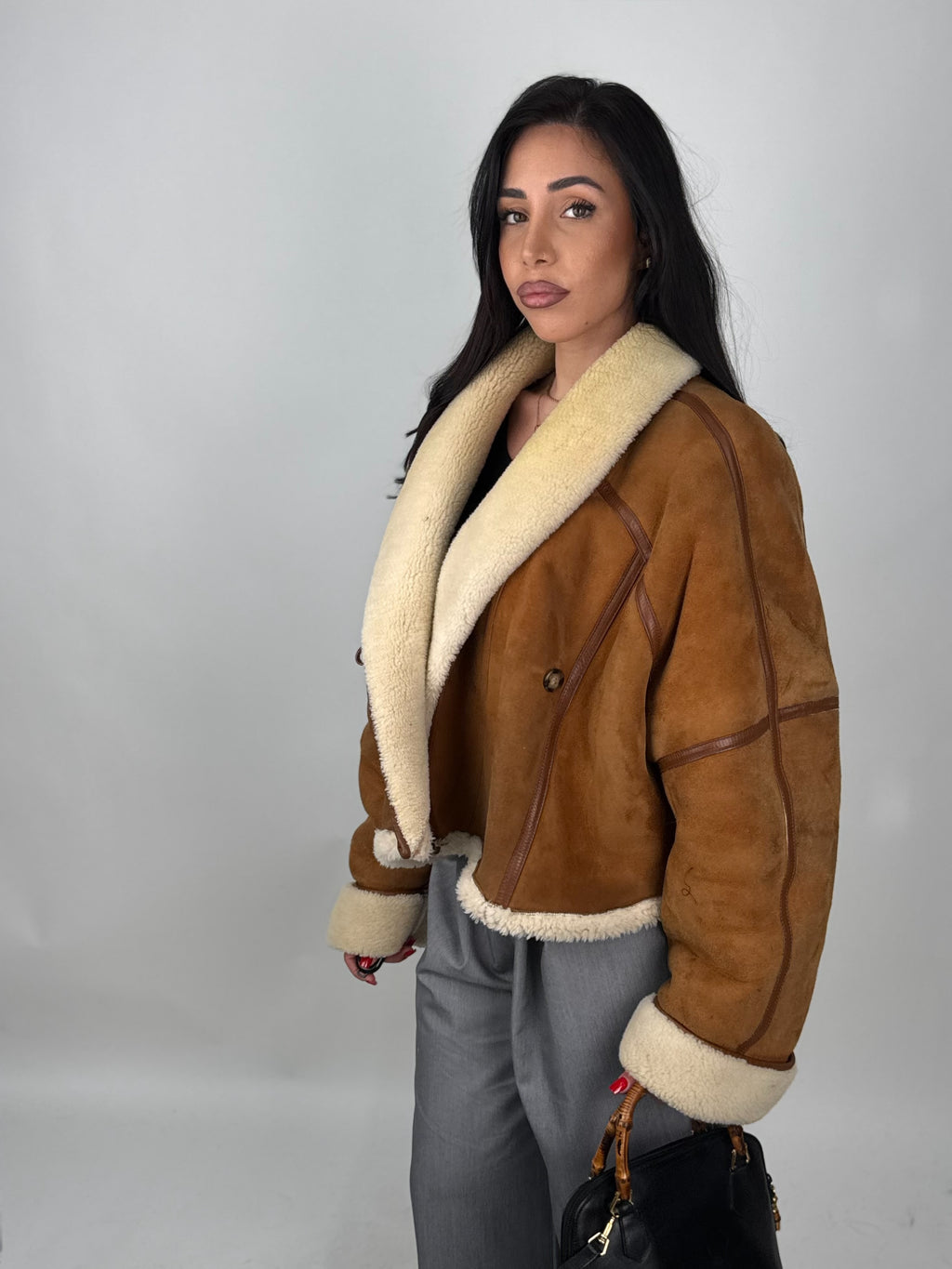 Shearling coat N226