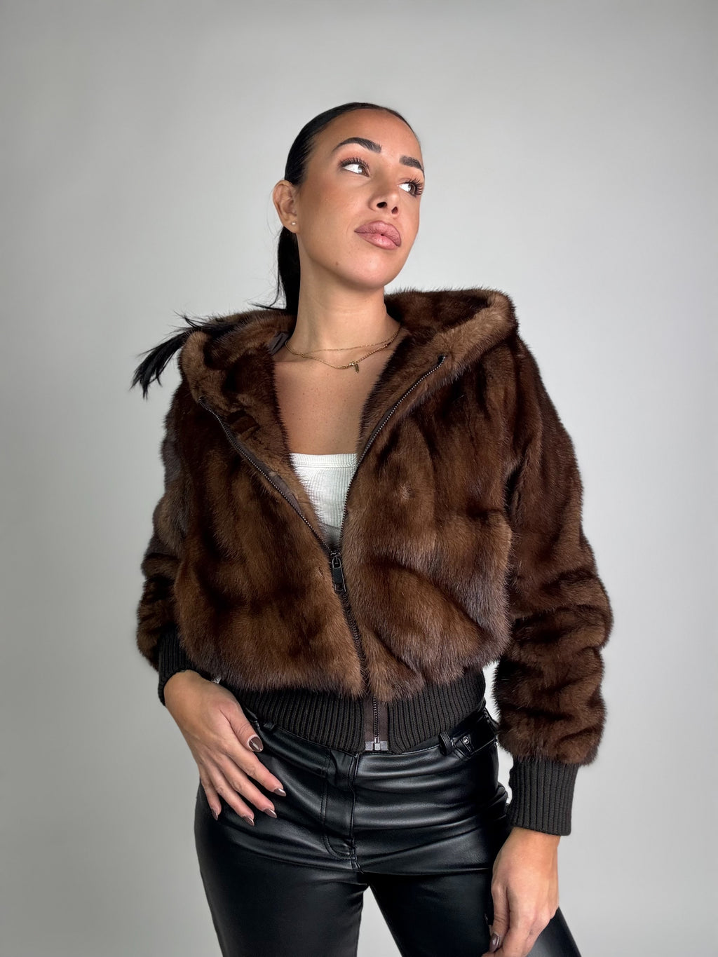 Bomber in visone N63