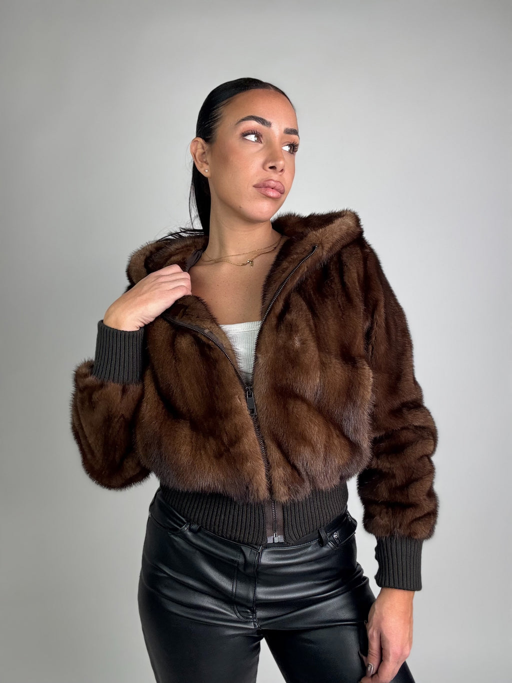 Bomber in visone N63