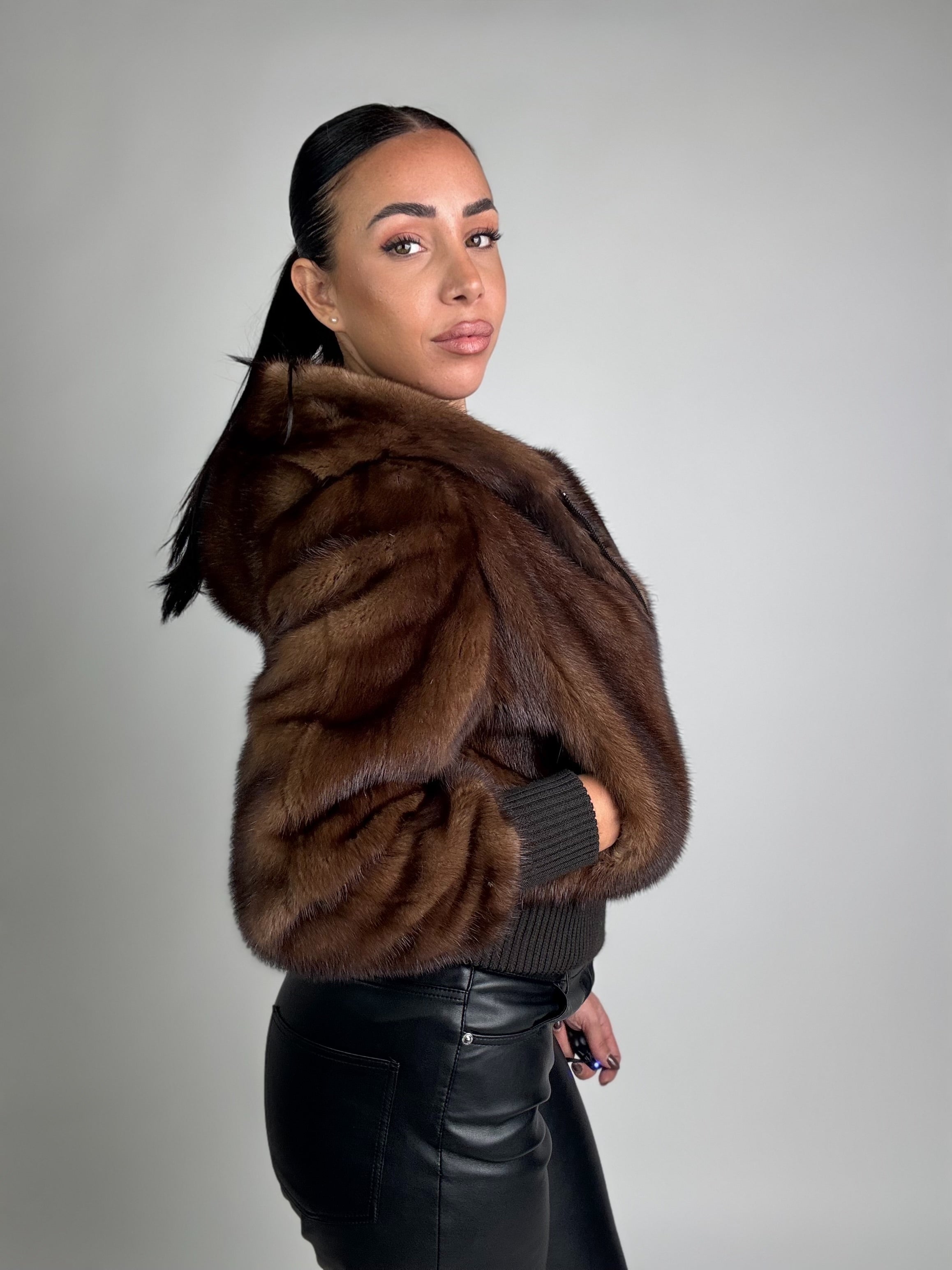 Bomber in visone N63