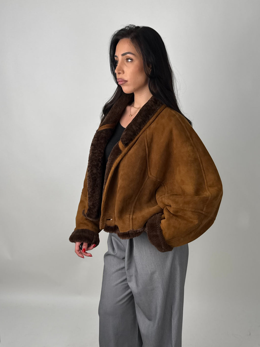 Shearling coat N227