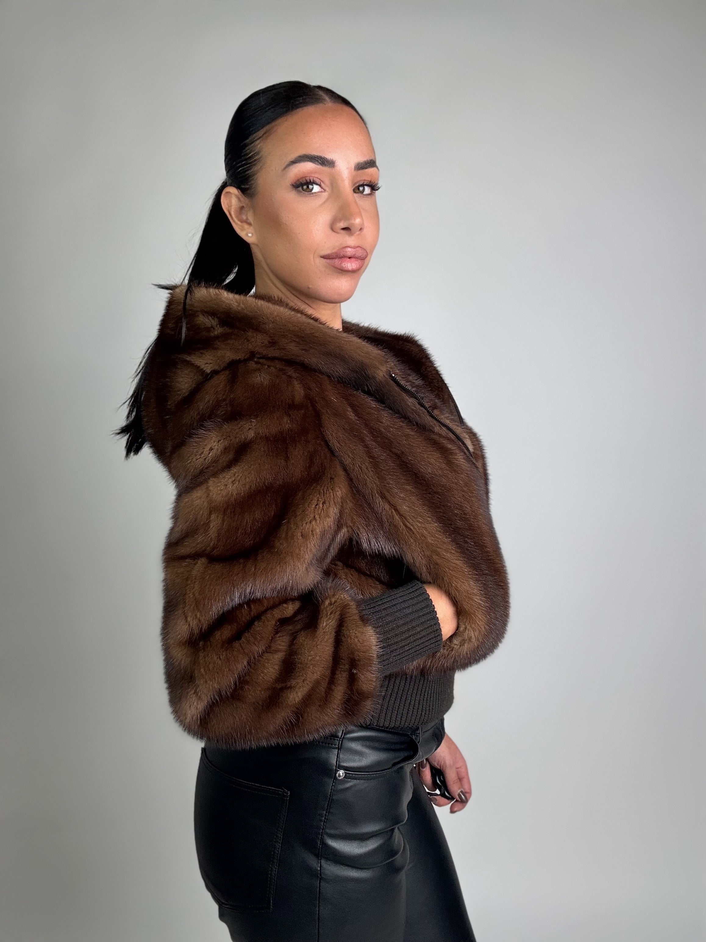 Bomber in visone N63